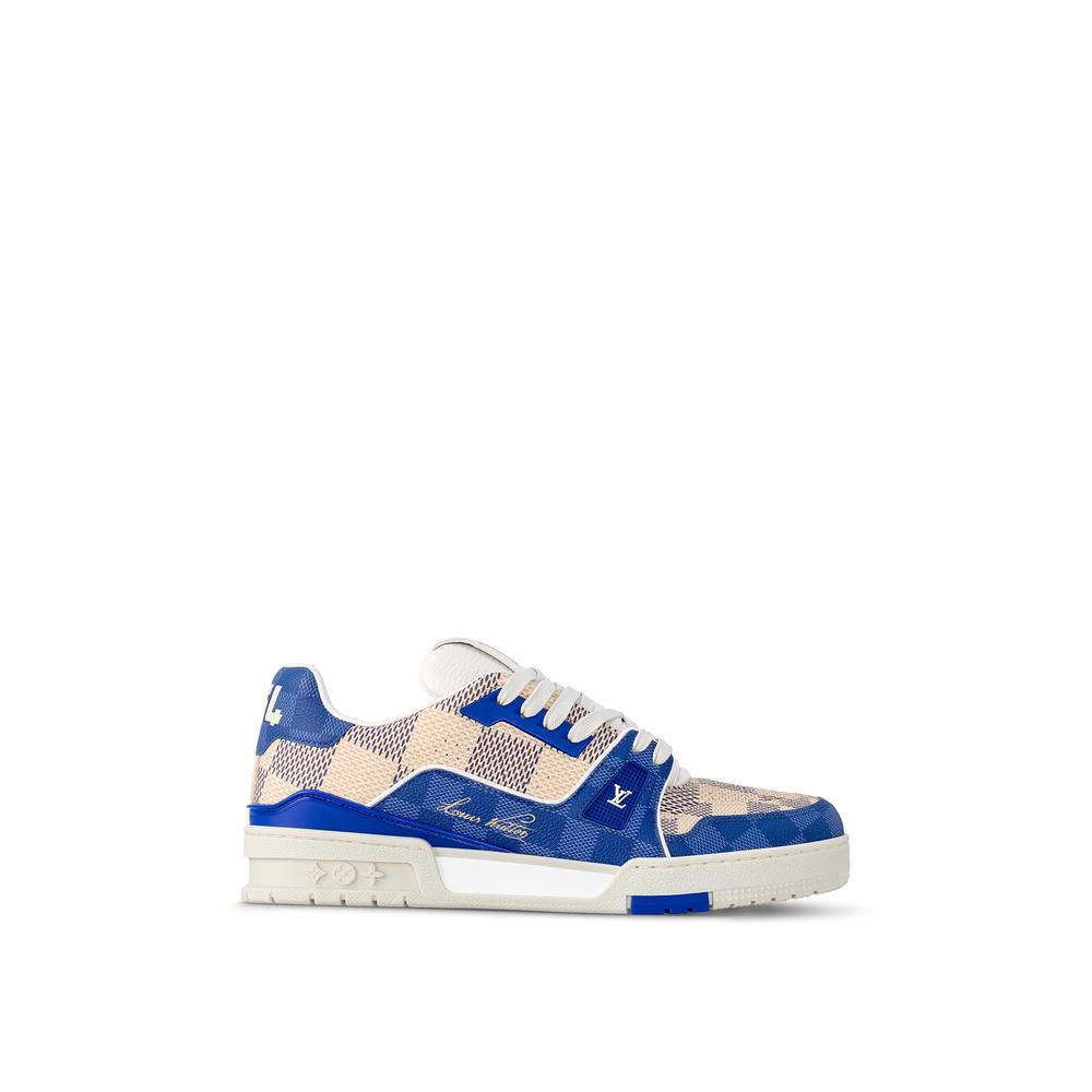 Louis Vuitton Men LV Trainer Sneaker Blue 1AC57T