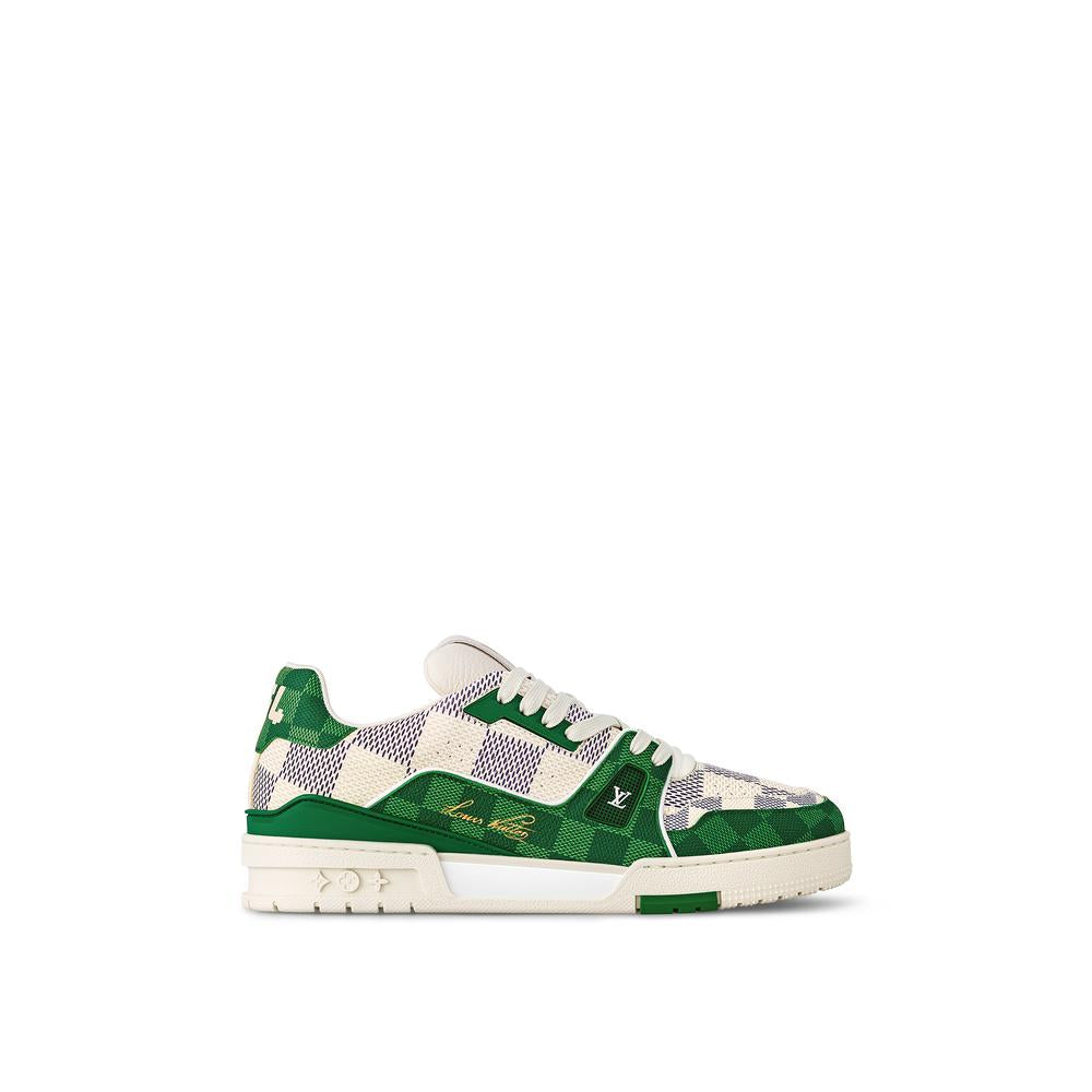 Louis Vuitton Men Sneaker LV Trainer Green 1AC58D