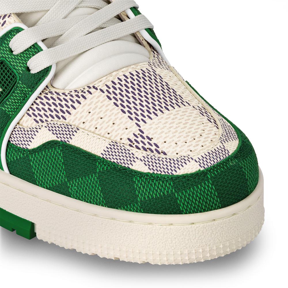 Louis Vuitton Men Sneaker LV Trainer Green 1AC58D