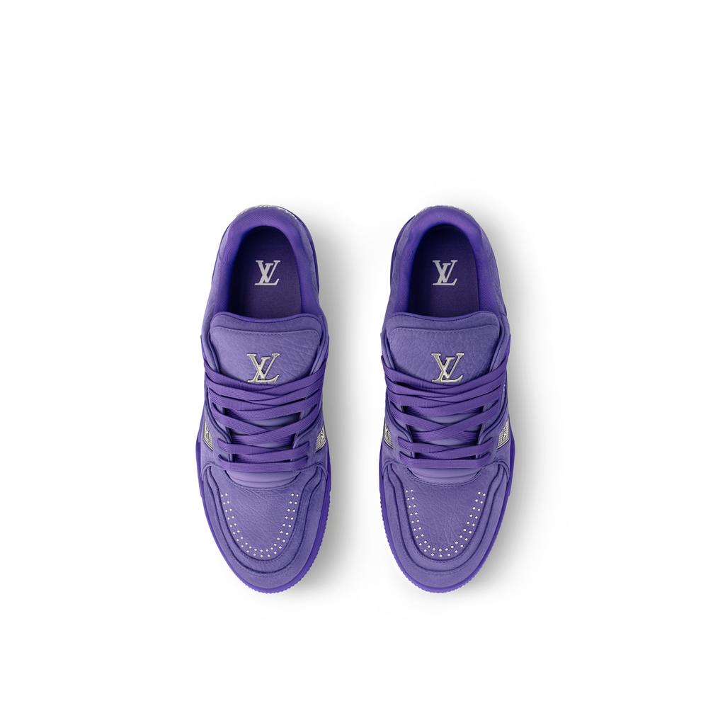 Louis Vuitton Men LV Trainer Sneaker Purple 1ADHAL