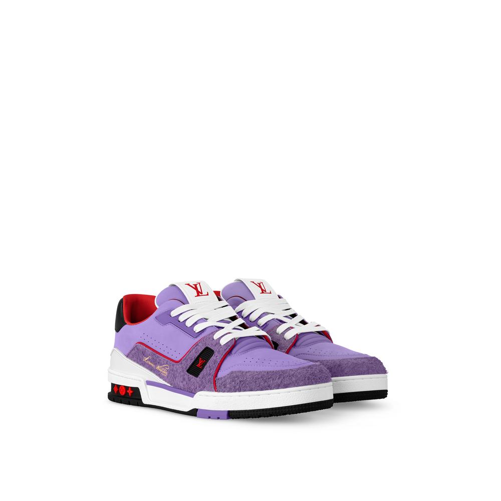 Louis Vuitton Men LV Trainer Sneaker Purple 1ADHU7