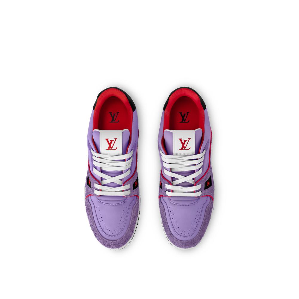 Louis Vuitton Men LV Trainer Sneaker Purple 1ADHU7