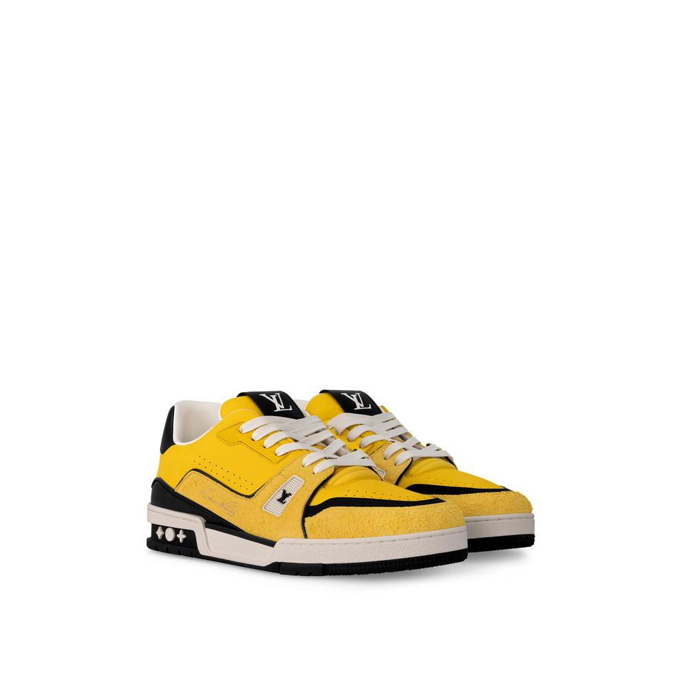 Louis Vuitton Men LV Trainer Sneaker YELLOW 1ADHVB