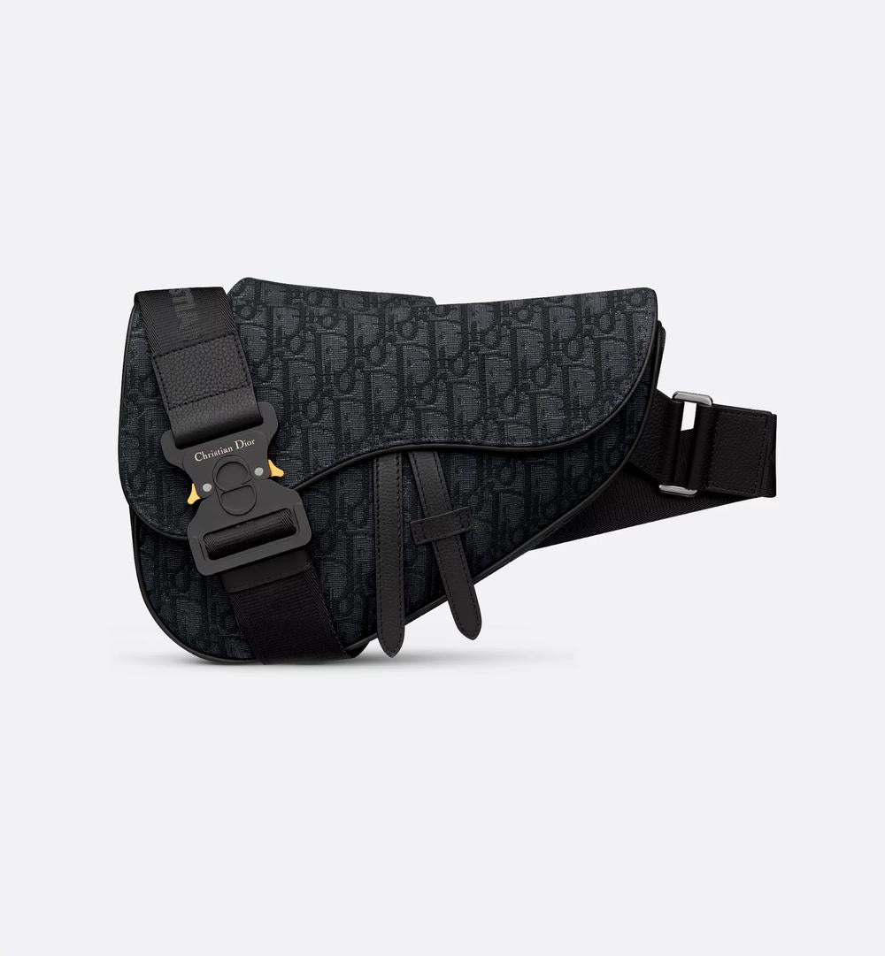 DIOR Men Saddle bag Black 1ADPO093YKY_H00N