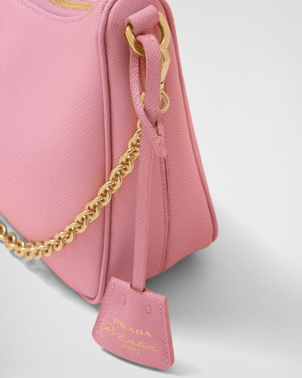 PRADA Women Prada Re-Edition 2005 Saffiano leather bag Petal Pink 1BH204_NZV_F0IS6_V_V2M