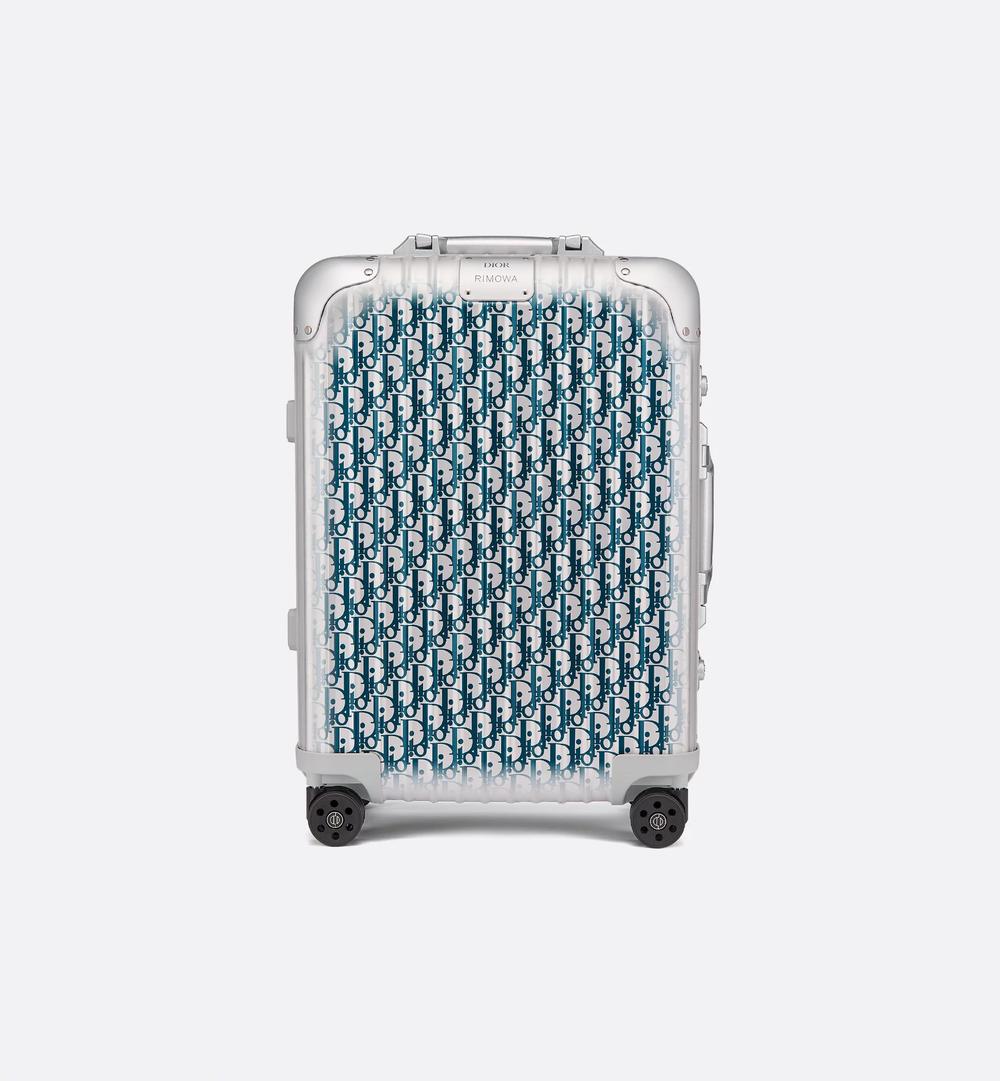 DIOR Unisex AND RIMOWA cabin suitcase blue gradient 1DRTR002YWZ_H570