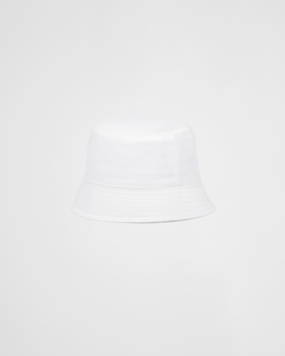 PRADA Women Re-Nylon bucket hat White 1HC137_2DMI_F0009