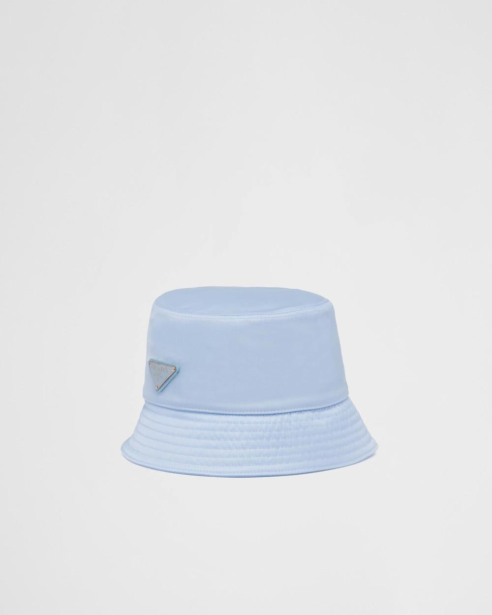 PRADA Women Re-Nylon bucket hat Light Blue 1HC137_2DMI_F0076