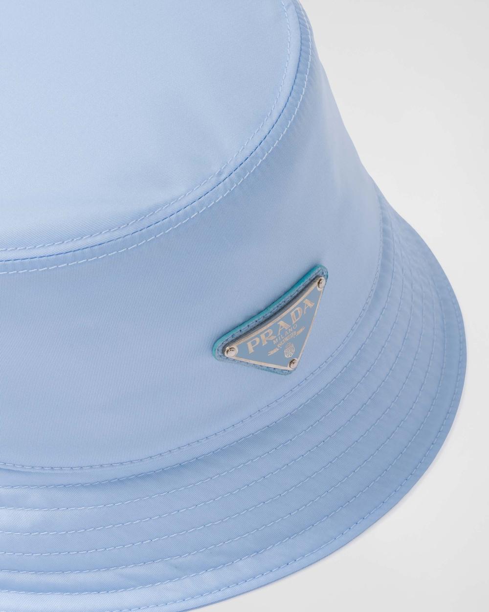 PRADA Women Re-Nylon bucket hat Light Blue 1HC137_2DMI_F0076