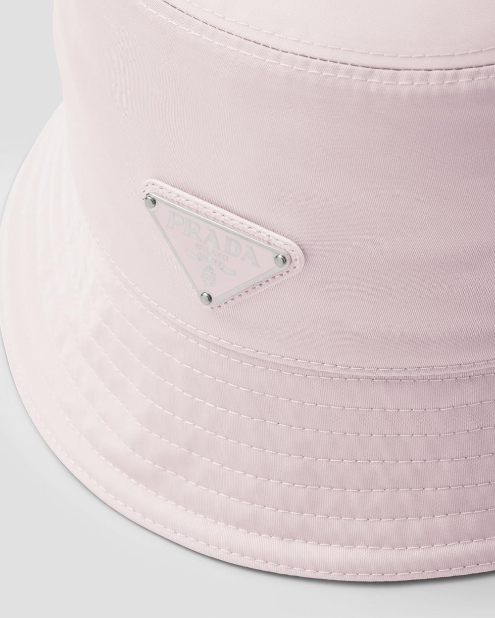 PRADA Women Re-Nylon bucket hat Alabaster Pink 1HC137_2DMI_F0E18