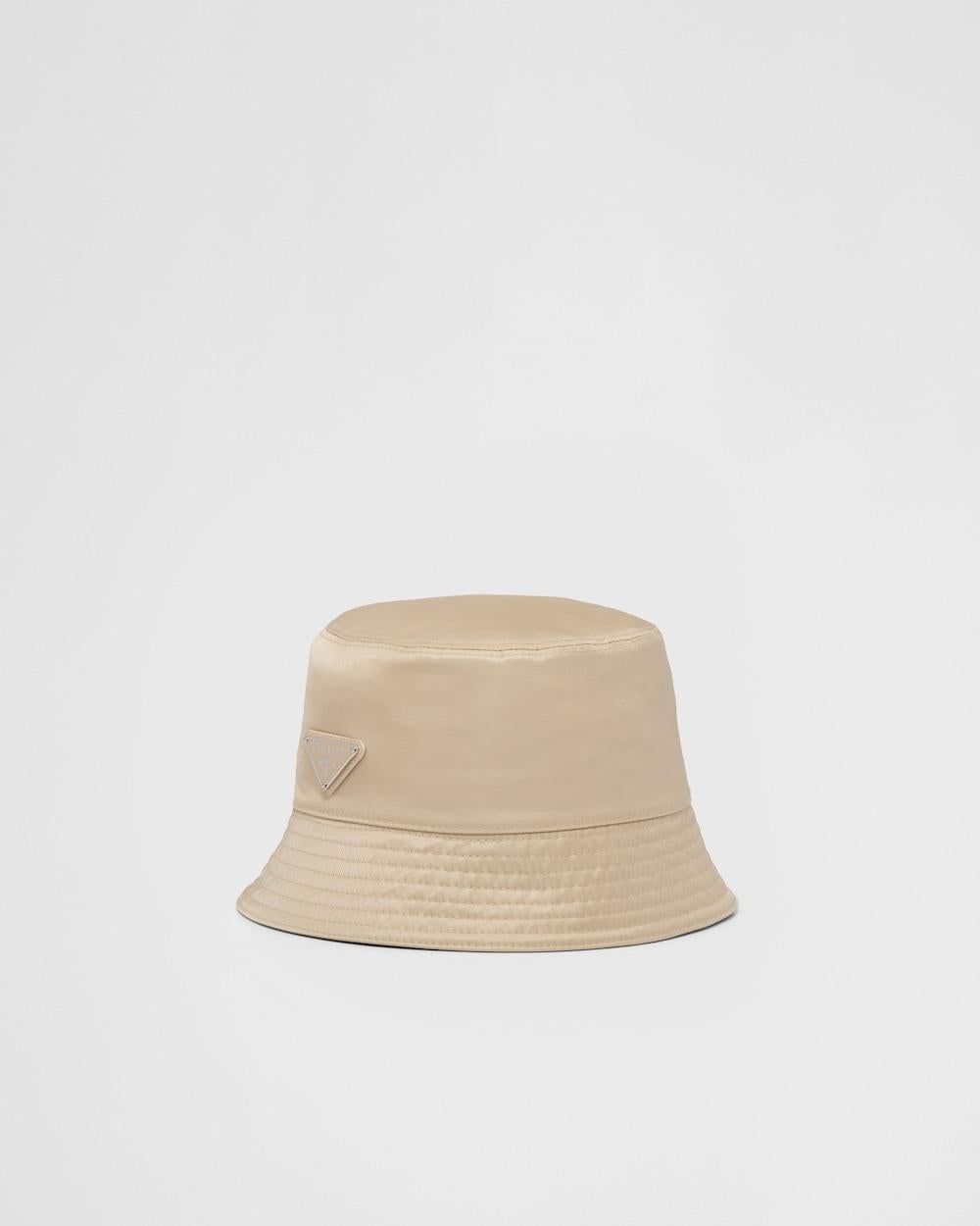 PRADA Women Re-Nylon bucket hat Desert Beige 1HC137_2DMI_F0F24