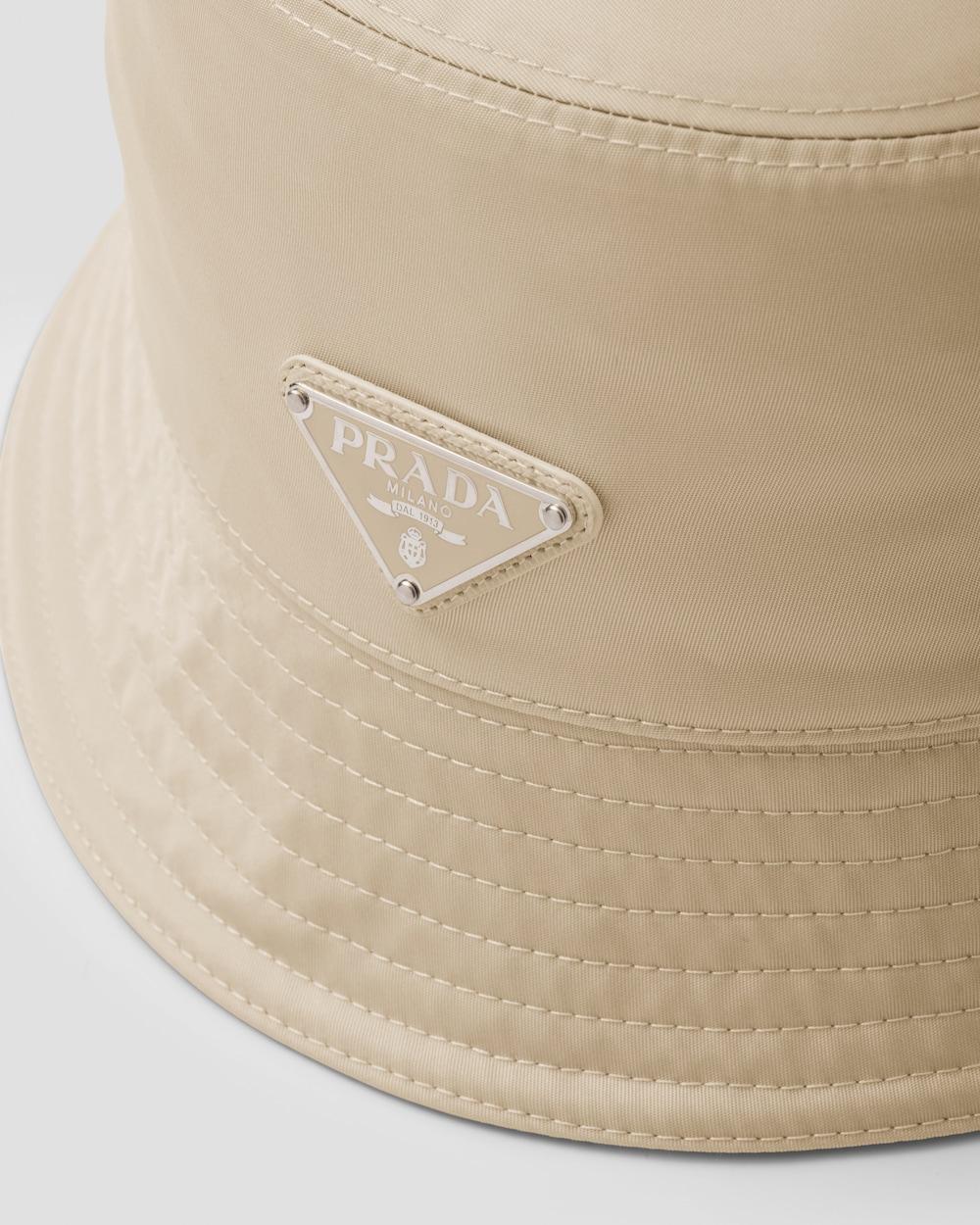 PRADA Women Re-Nylon bucket hat Desert Beige 1HC137_2DMI_F0F24