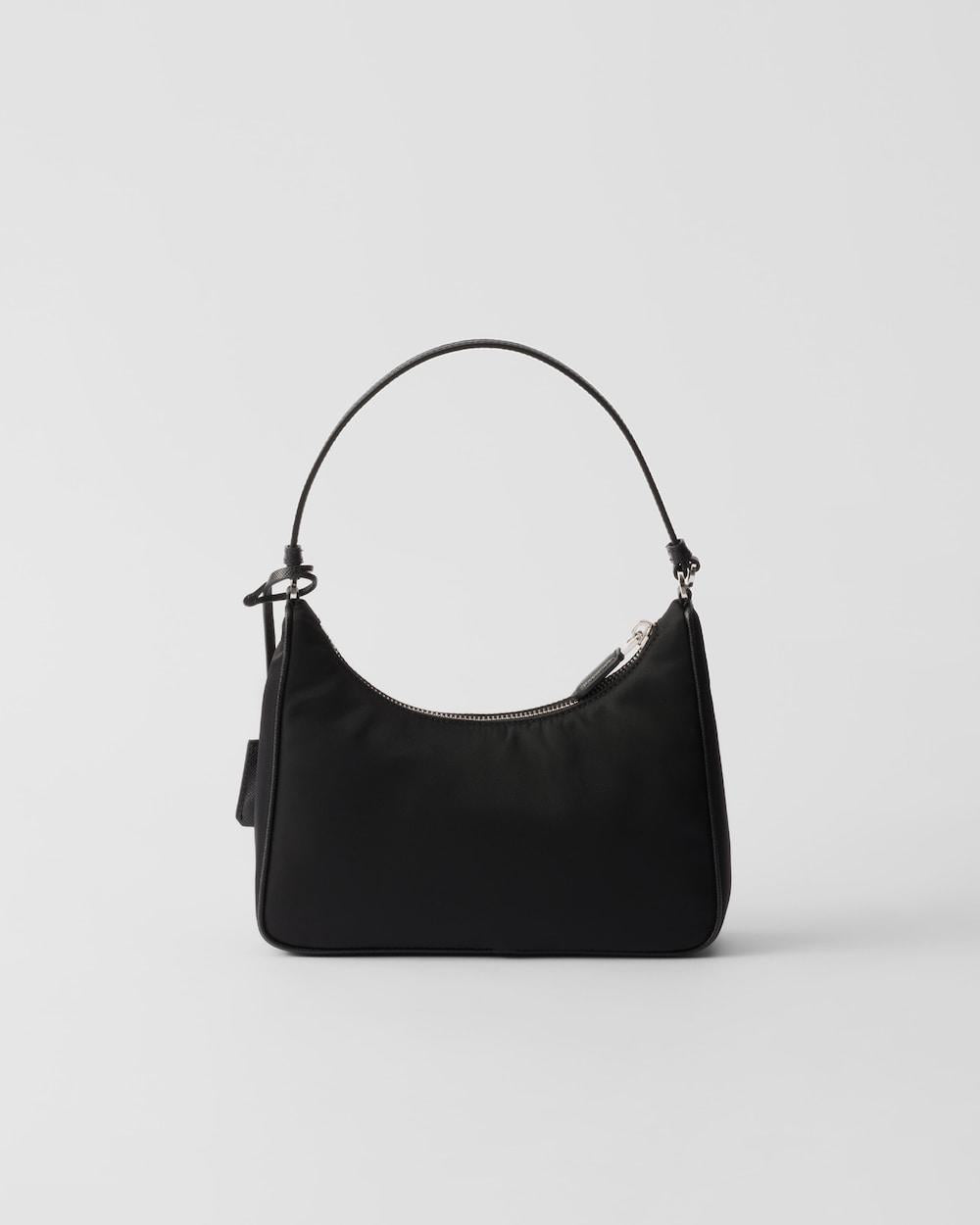 PRADA Women Prada Re-Edition 2005 Re-Nylon and Saffiano mini bag Black 1N204M_R064_F0002