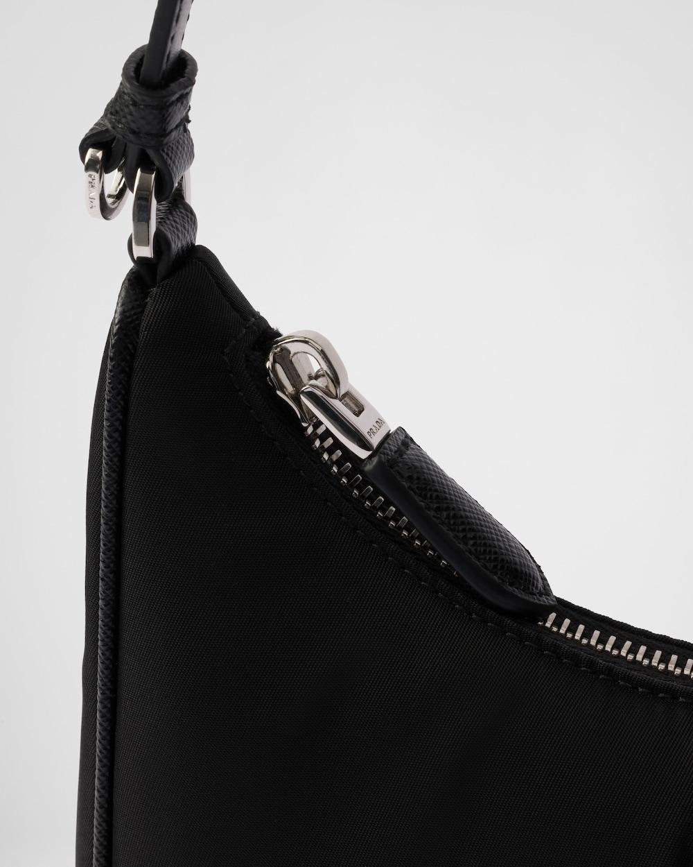 PRADA Women Prada Re-Edition 2005 Re-Nylon and Saffiano mini bag Black 1N204M_R064_F0002