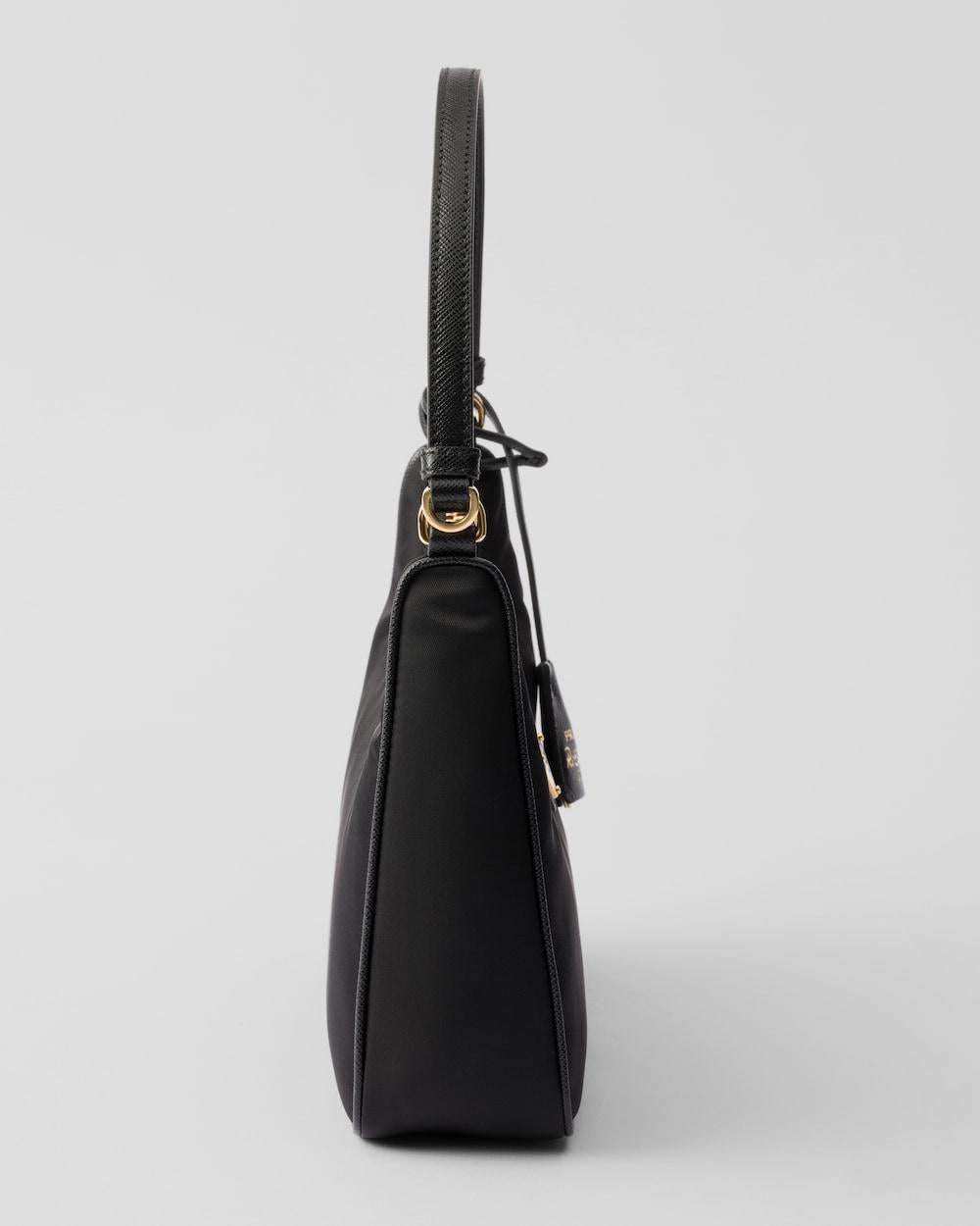 PRADA Women Prada Re-Edition 2005 Re-Nylon and Saffiano mini bag Black 1N204M_R064_F0632