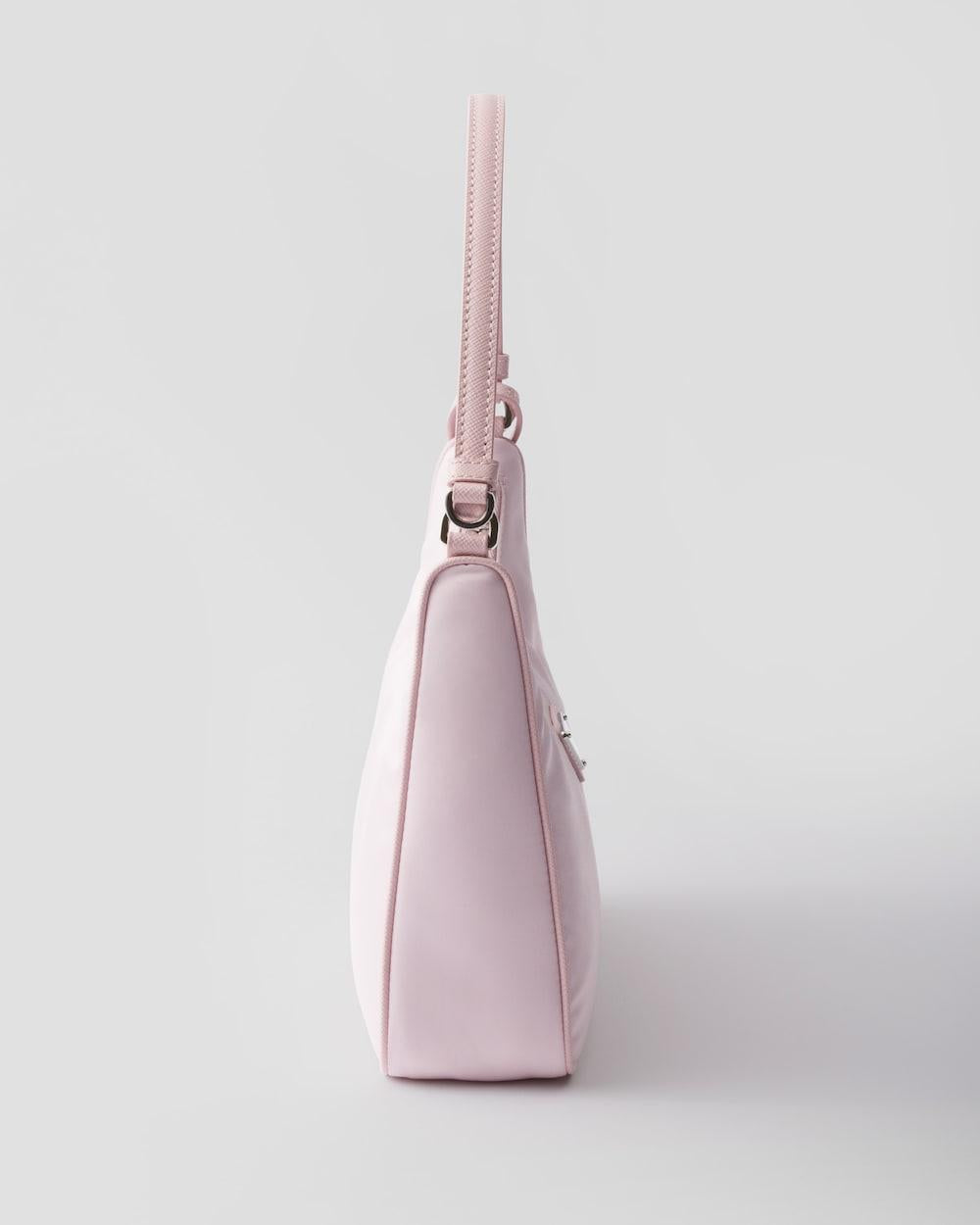 PRADA Women Prada Re-Edition 2005 Re-Nylon and Saffiano mini bag Alabaster Pink 1N204M_R064_F0E18