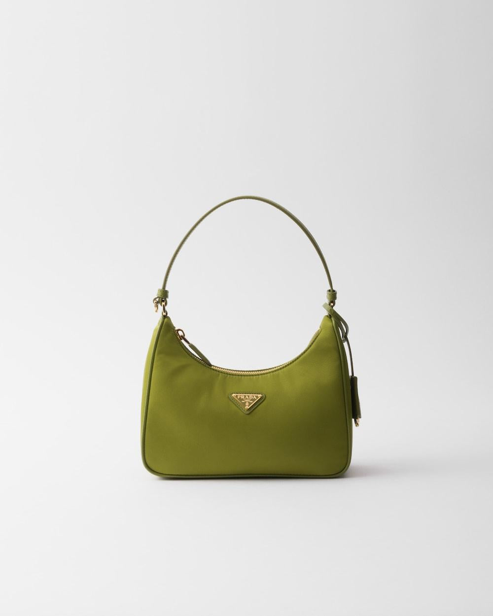 PRADA Women Prada Re-Edition 2005 Re-Nylon and Saffiano mini bag Ivy Green 1N204M_R064_F0QEY