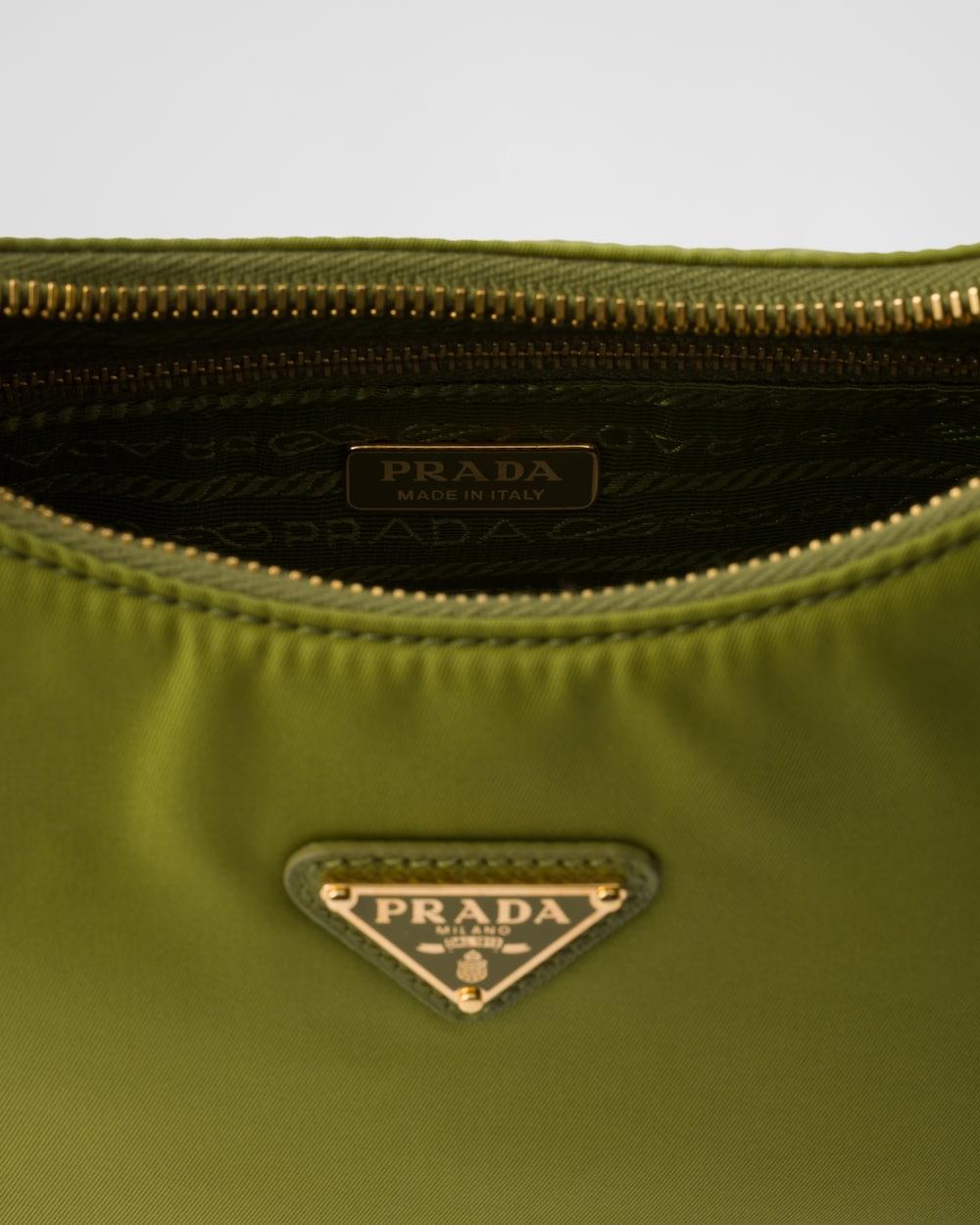 PRADA Women Prada Re-Edition 2005 Re-Nylon and Saffiano mini bag Ivy Green 1N204M_R064_F0QEY