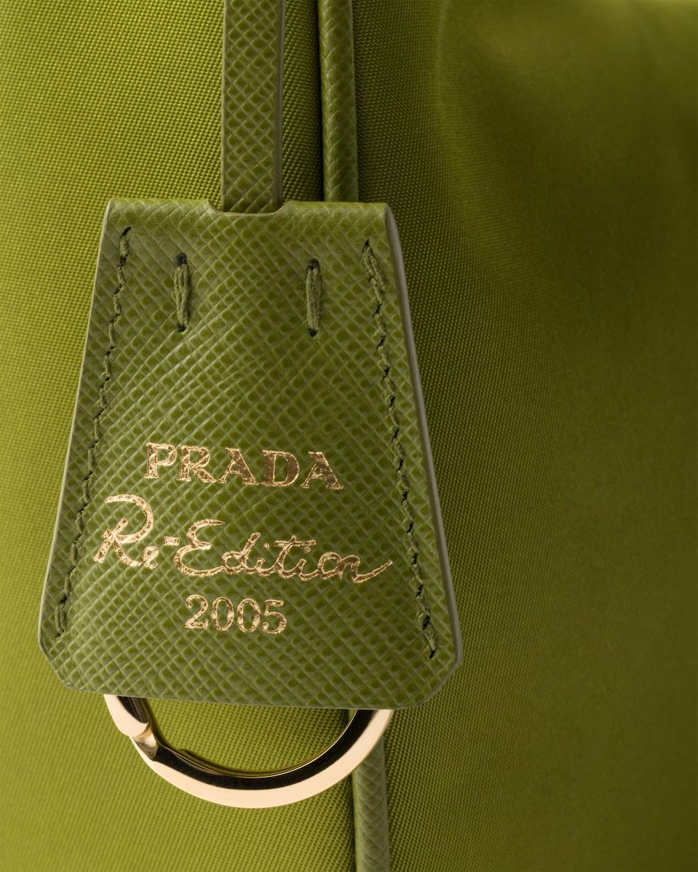 PRADA Women Prada Re-Edition 2005 Re-Nylon and Saffiano mini bag Ivy Green 1N204M_R064_F0QEY