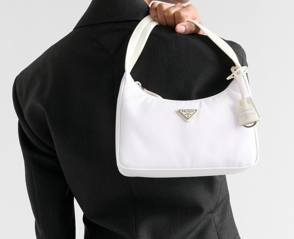 PRADA Women Re-Nylon Prada Re-Edition 2000 mini-bag White 1NE515_RDH0_F0009