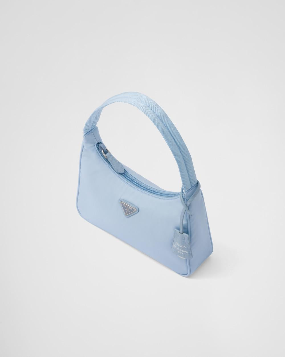 PRADA Women Re-Nylon Prada Re-Edition 2000 mini-bag Light Blue 1NE515_RDH0_F0076