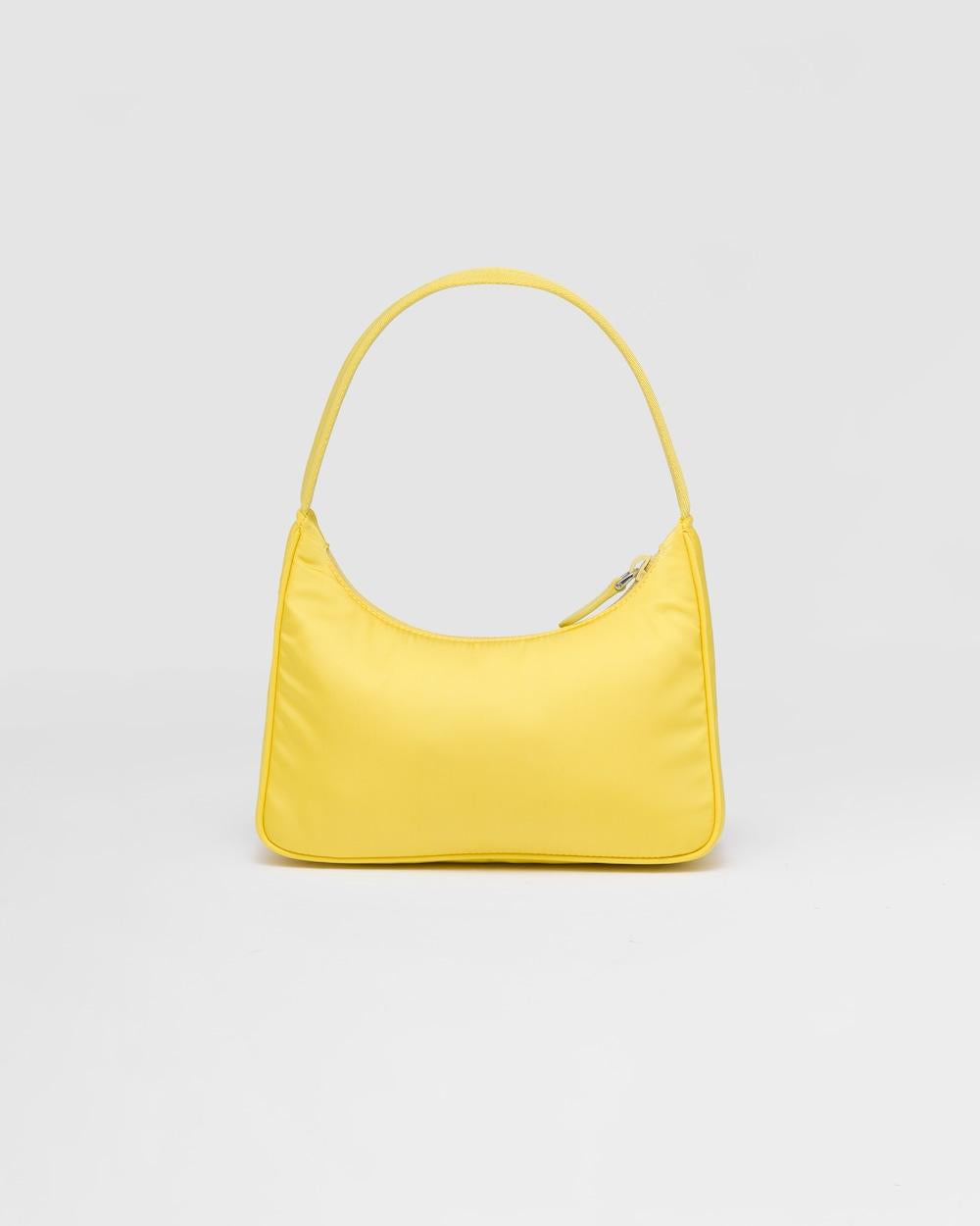 PRADA Women Re-Nylon Prada Re-Edition 2000 mini-bag Citron Yellow 1NE515_RDH0_F0322