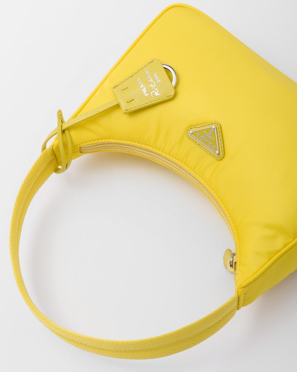 PRADA Women Re-Nylon Prada Re-Edition 2000 mini-bag Citron Yellow 1NE515_RDH0_F0322