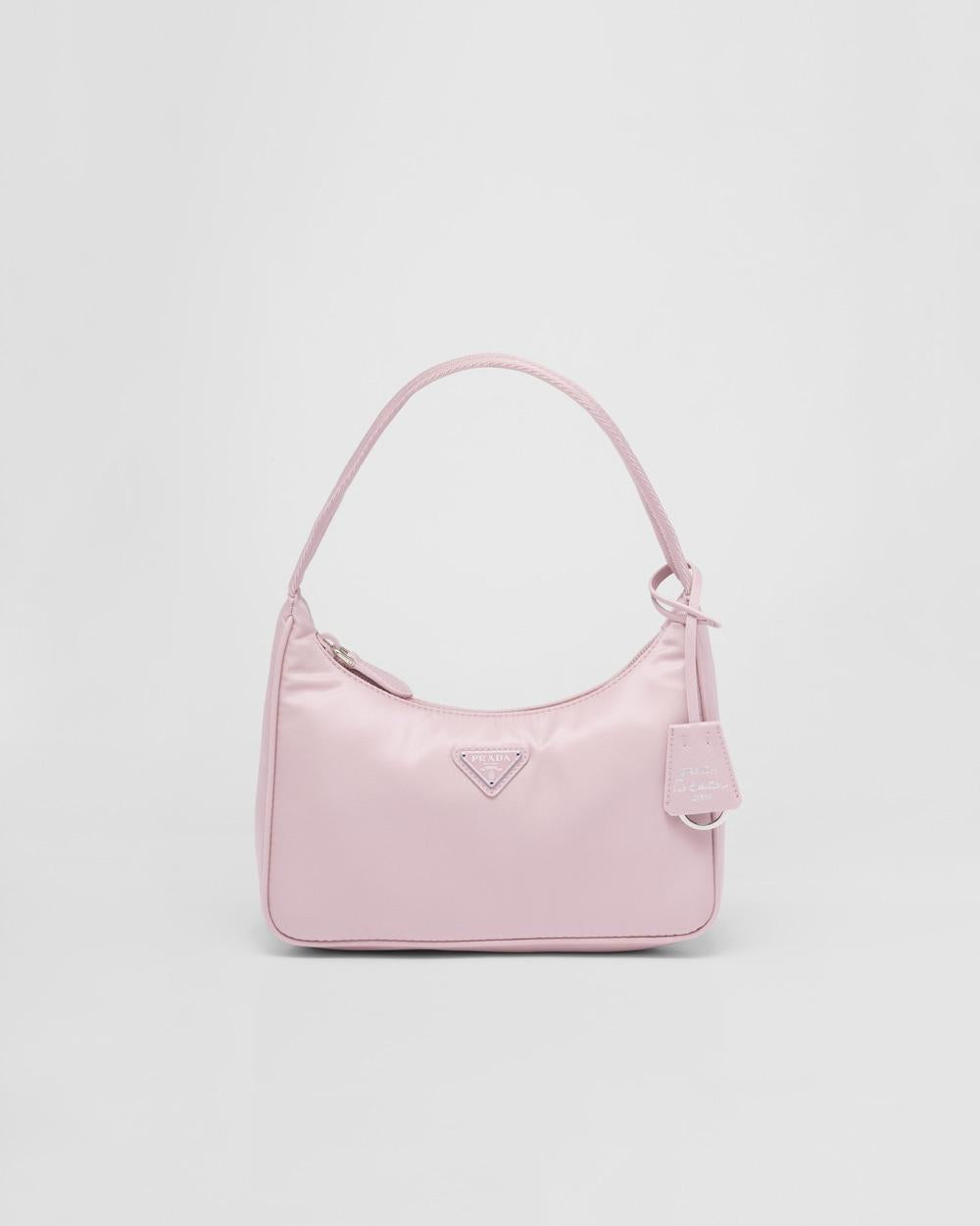 PRADA Women Re-Nylon Prada Re-Edition 2000 mini-bag Alabaster Pink 1NE515_RDH0_F0E18