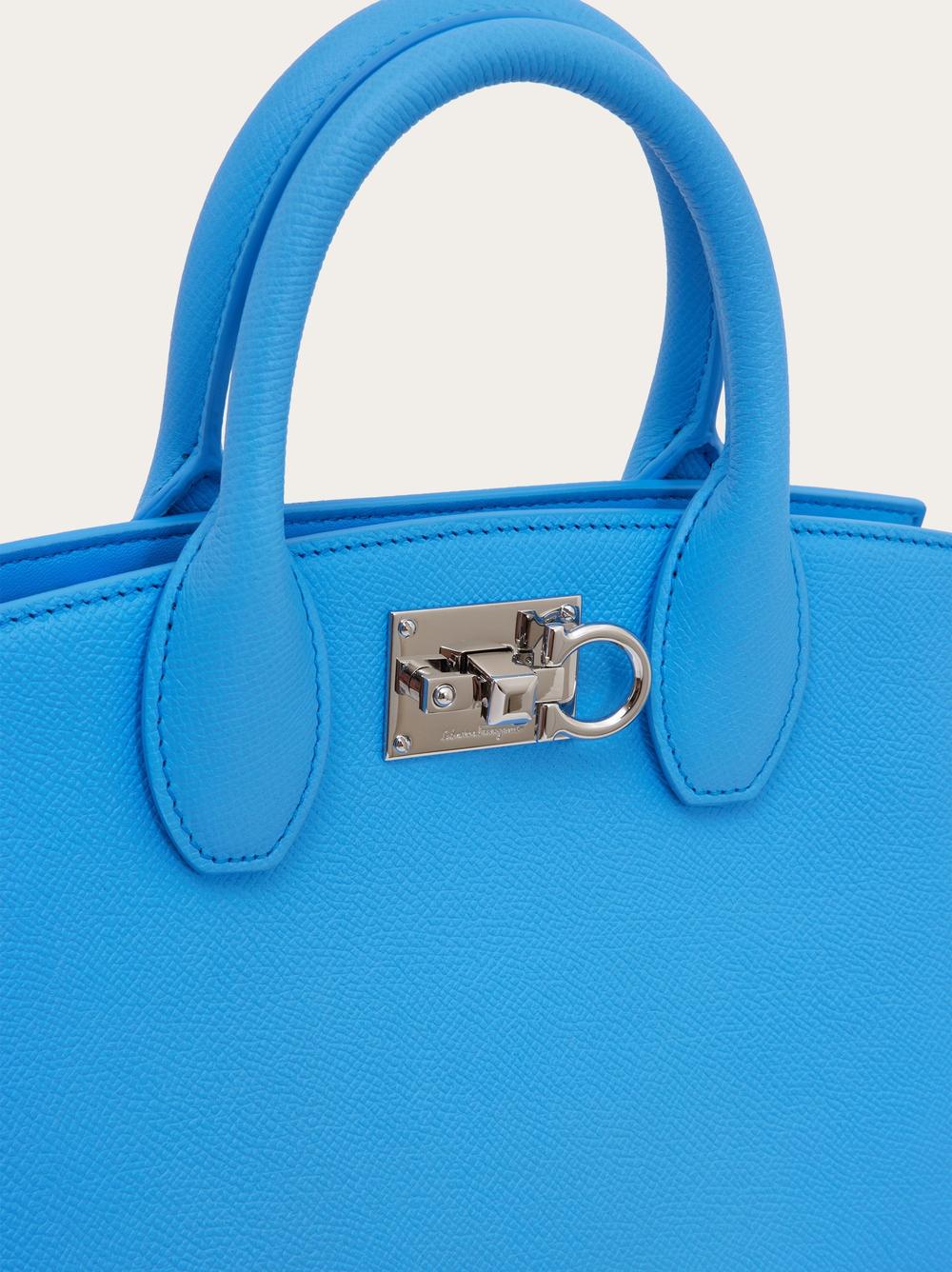 FERRAGAMO Women Ferragamo Studio Box bag (S) Light blue 211424 773244