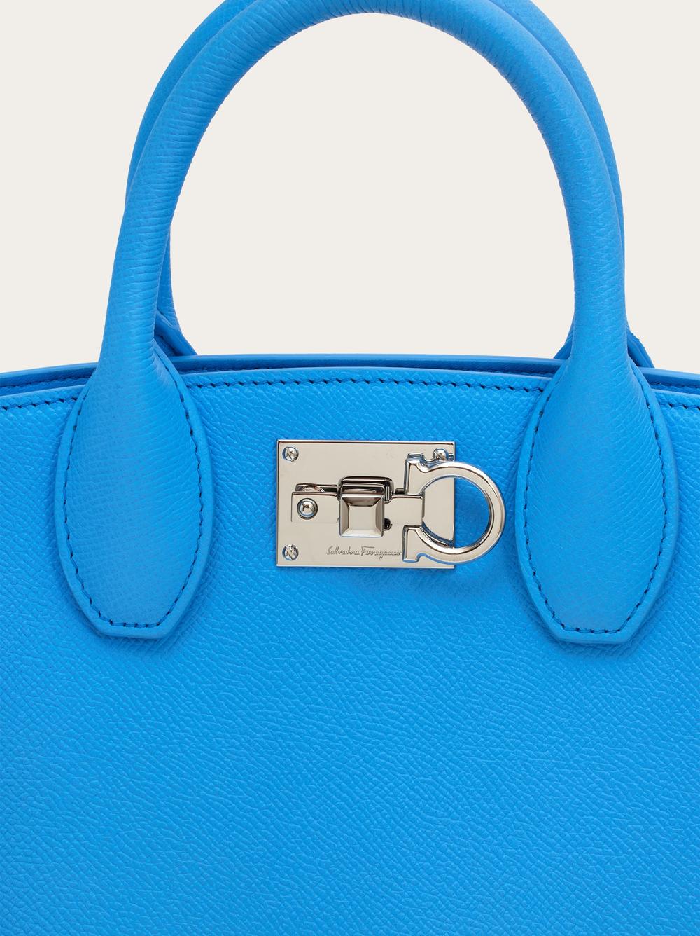 FERRAGAMO Women Ferragamo Studio Box bag (S) Light blue 211424 773244