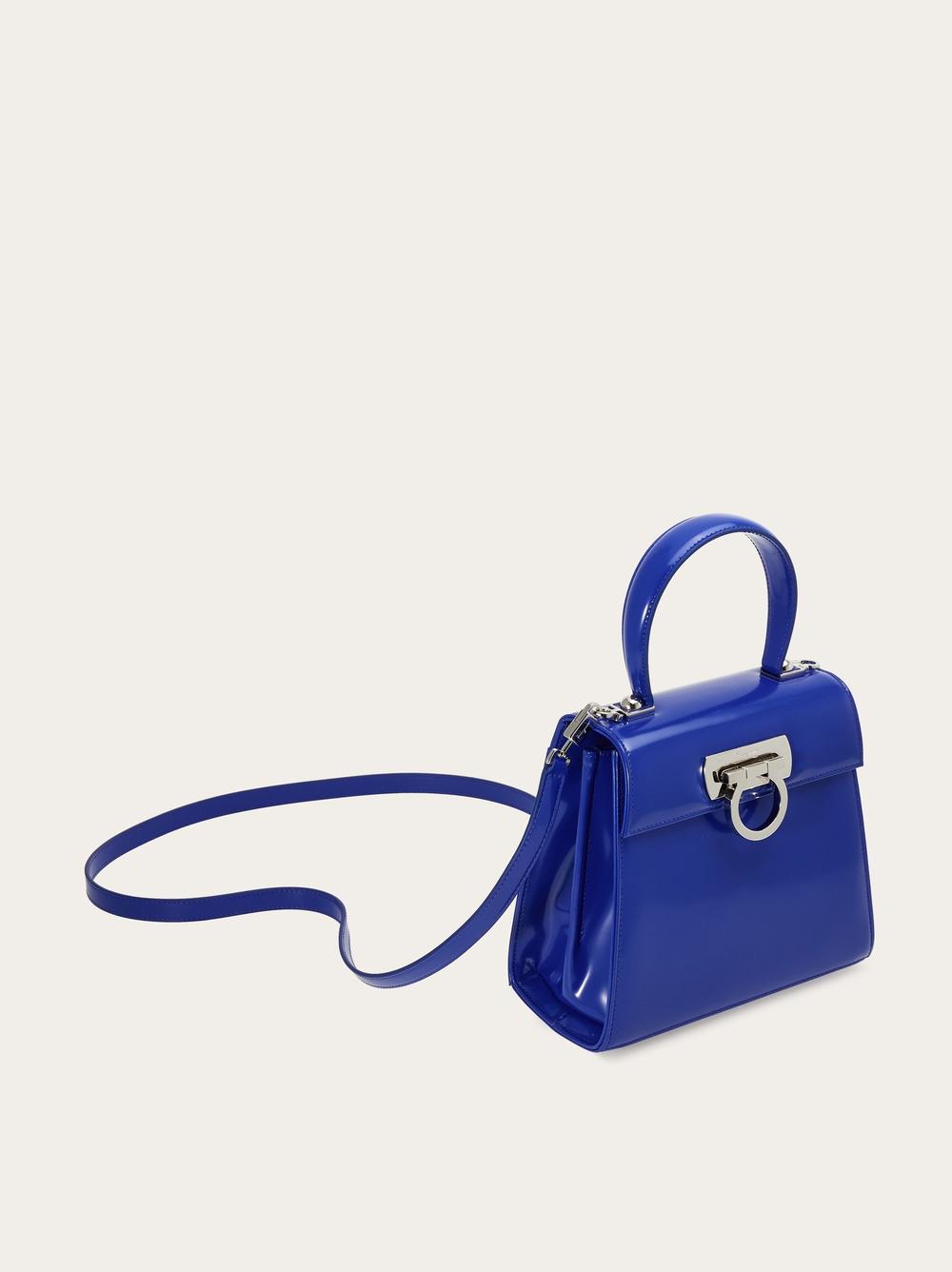 FERRAGAMO Women Iconic Top Handle (S) Lapis lazuli 212193 762841