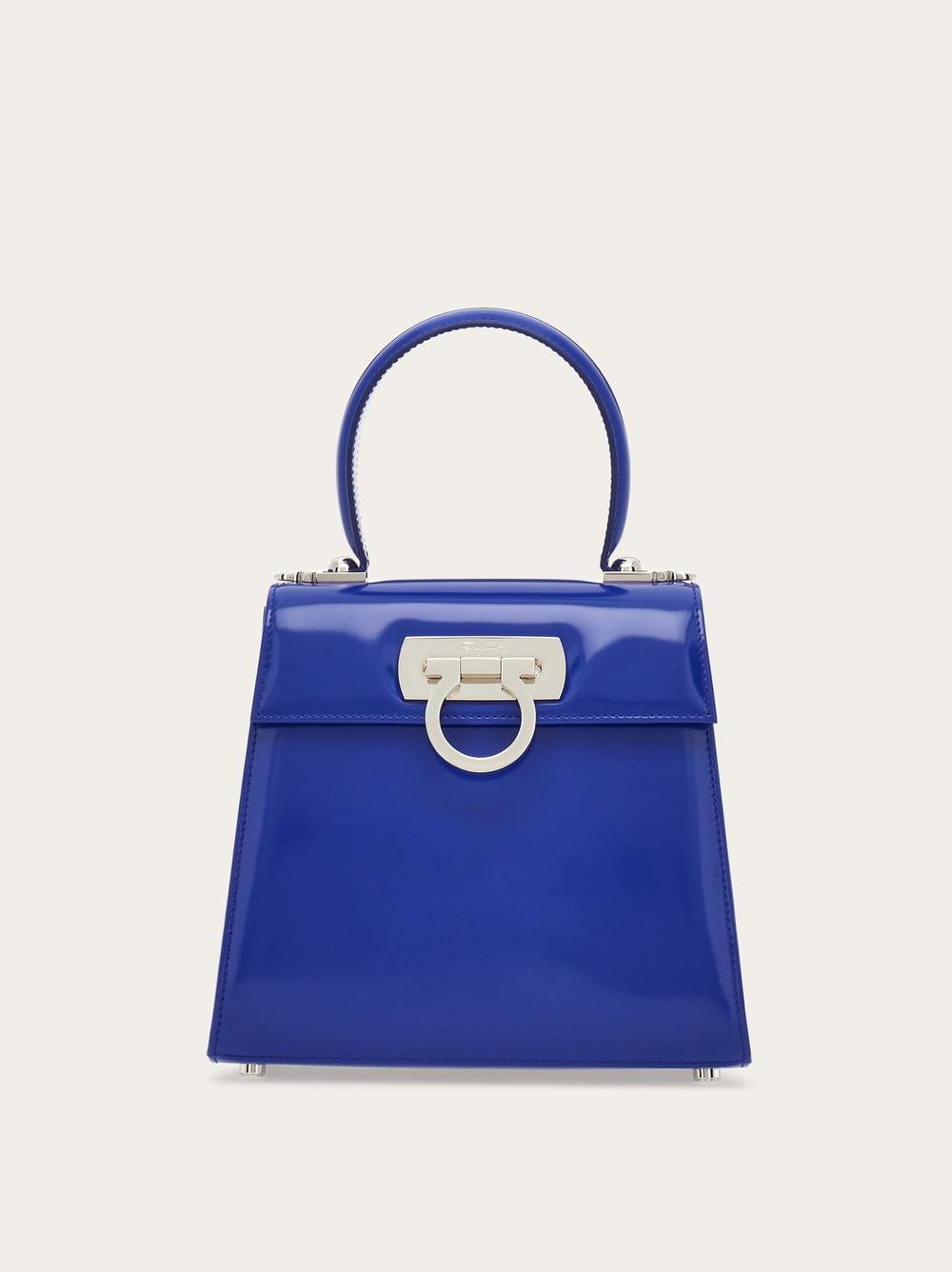 FERRAGAMO Women Iconic Top Handle (S) Lapis lazuli 212193 762841