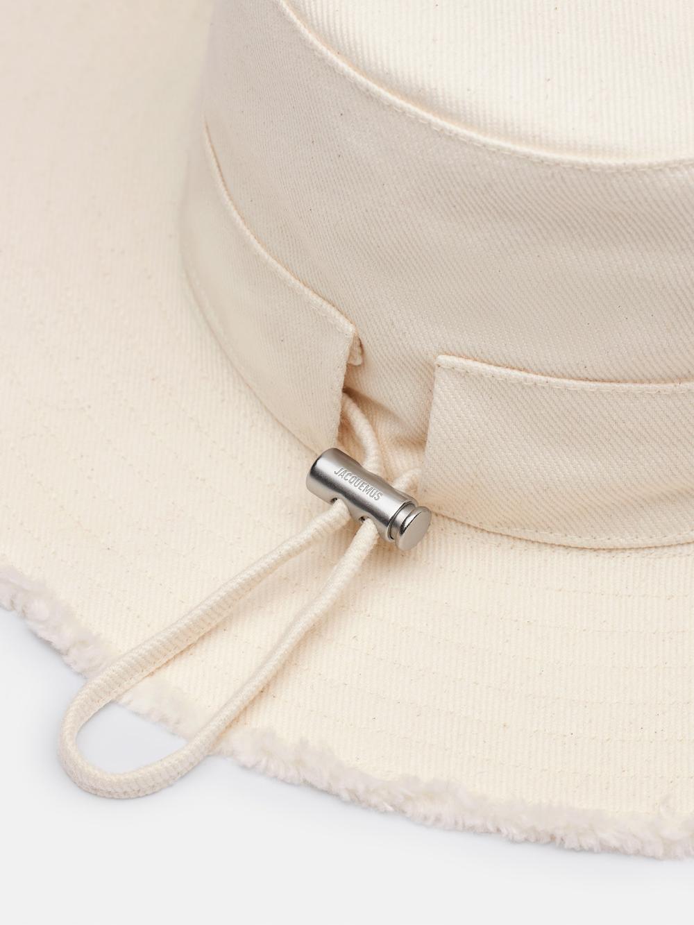 JACQUEMUS Men The Artichaut bucket hat Off-White 213AC002-5001-110