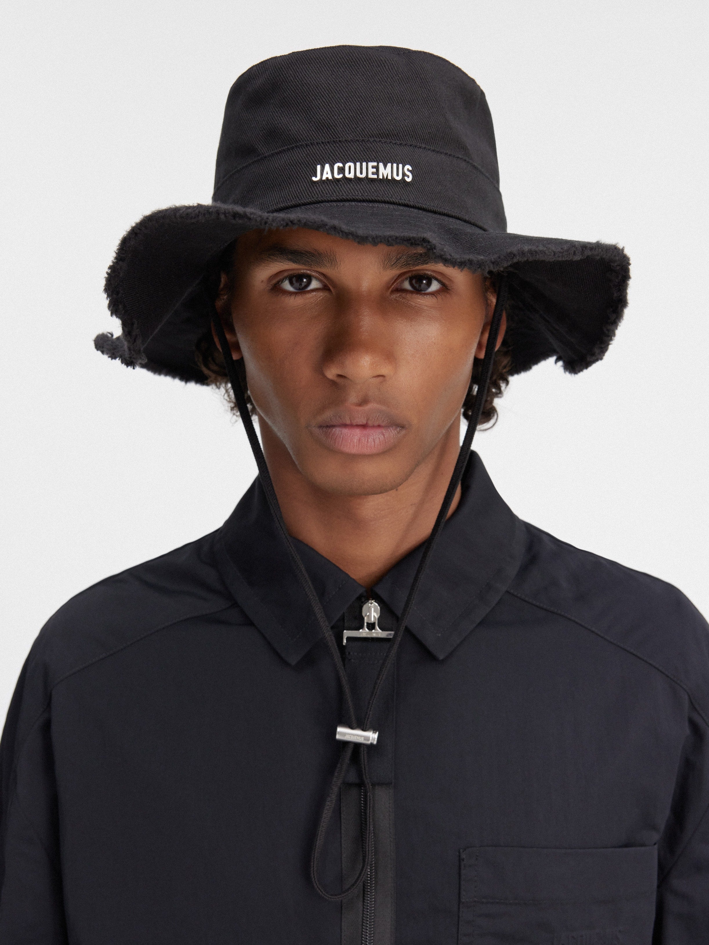 JACQUEMUS Women The Artichaut bucket hat Black 213AC002-5001-990