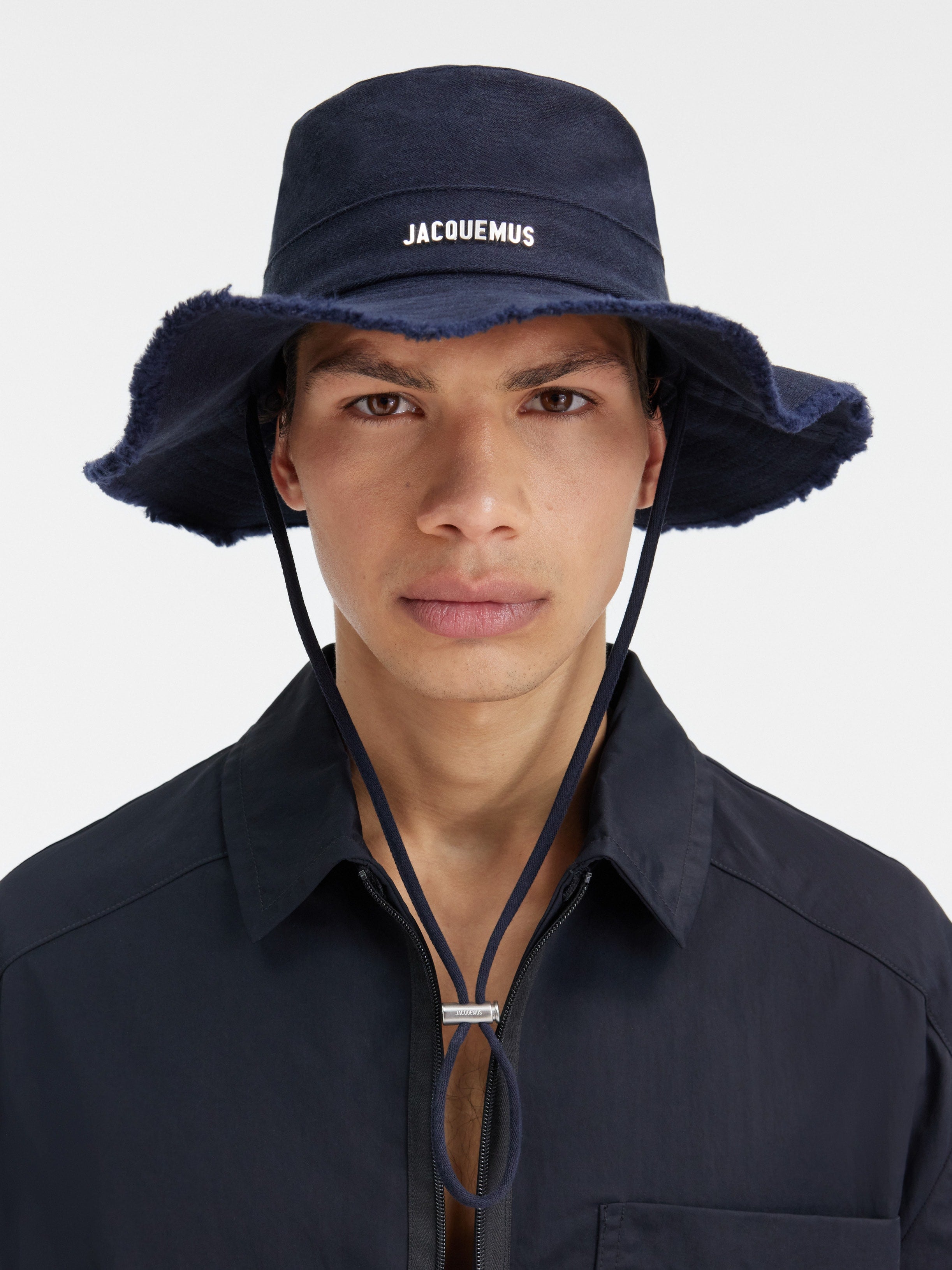 JACQUEMUS Men The Artichaut bucket hat Dark Navy 213AC002-5106-390