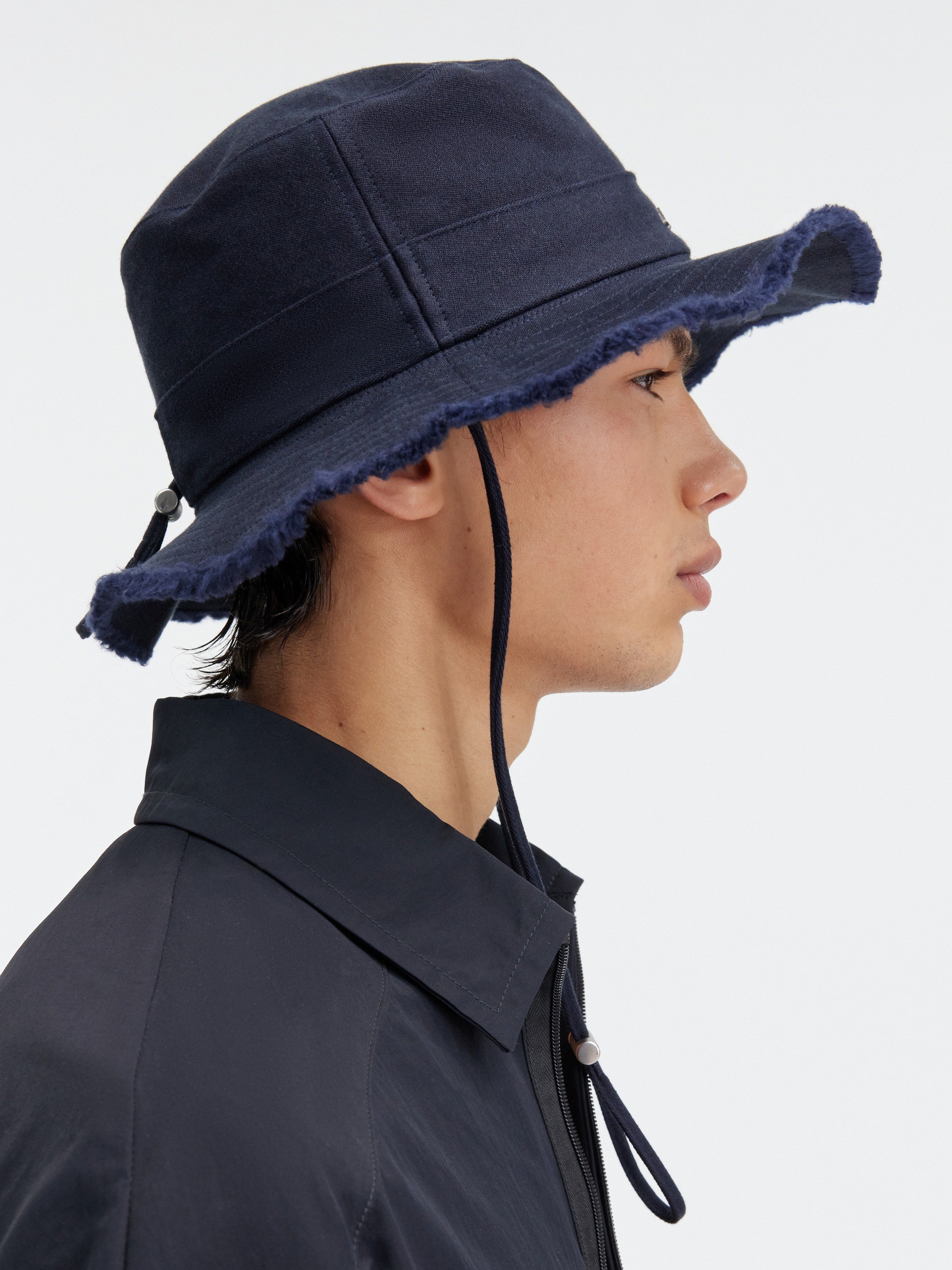 JACQUEMUS Men The Artichaut bucket hat Dark Navy 213AC002-5106-390