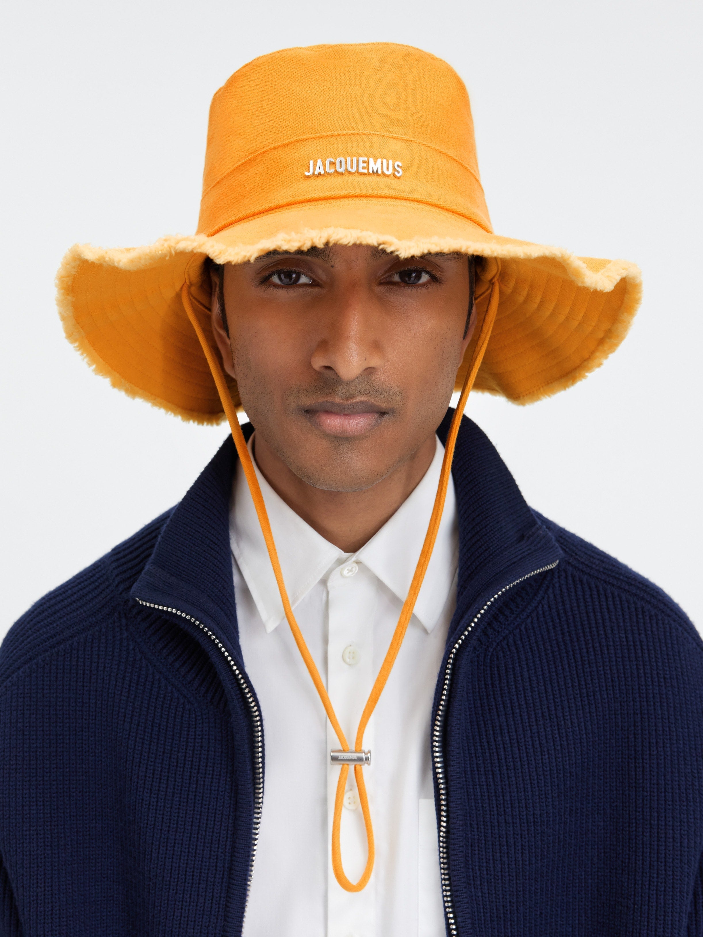 JACQUEMUS Men The Artichaut bucket hat Dark Orange 213AC002-5106-780