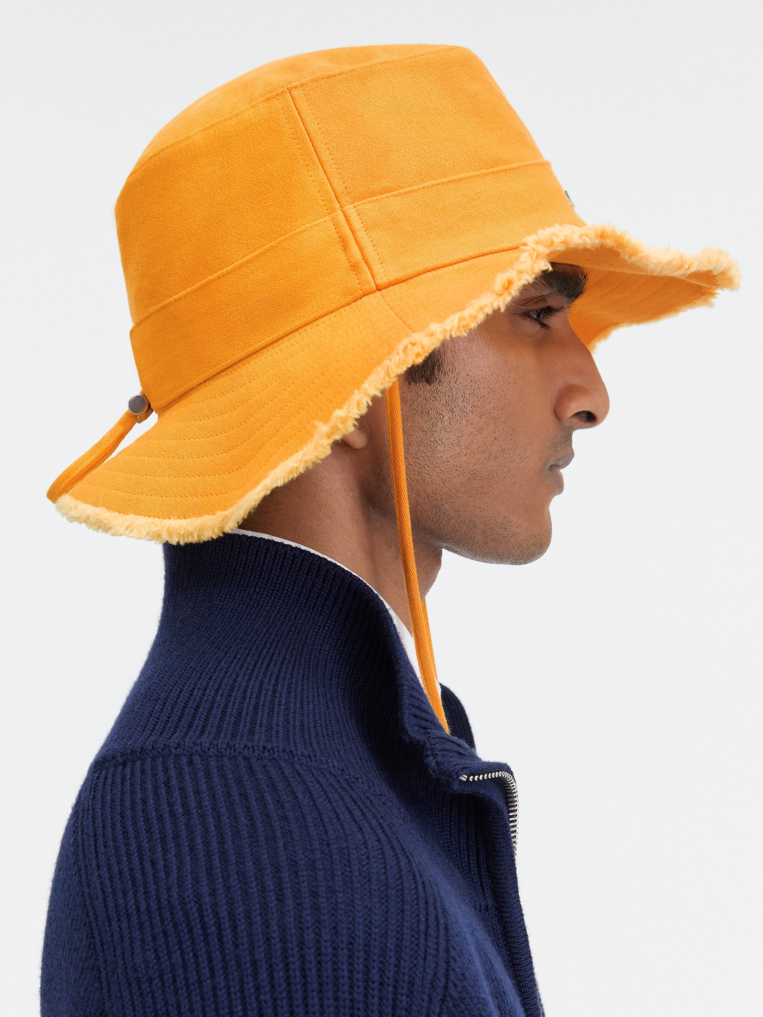 JACQUEMUS Men The Artichaut bucket hat Dark Orange 213AC002-5106-780