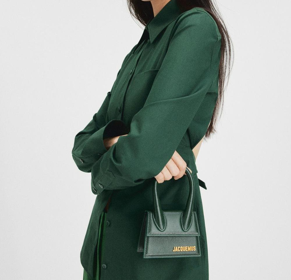 JACQUEMUS Women The Chiquito Dark Green 213BA001-3163-590