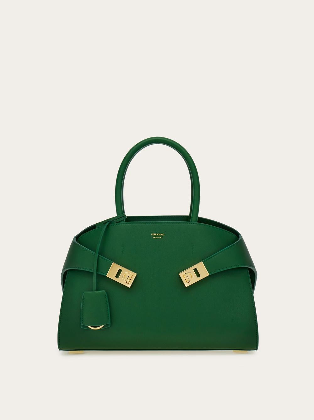 FERRAGAMO Women Hug Handbag (M) Forest green 215608 773196