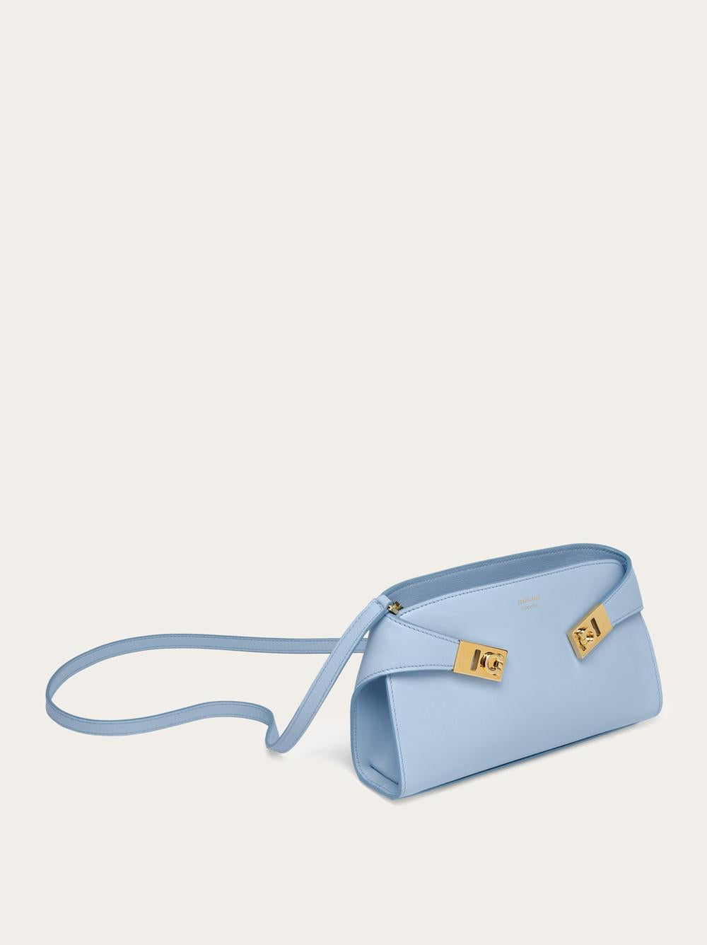 FERRAGAMO Women Mini Hug Shoulder Bag Sky blue 218964 774621