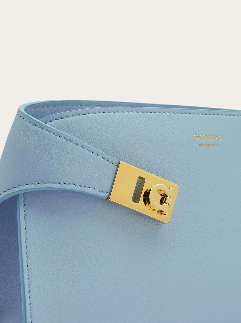 FERRAGAMO Women Mini Hug Shoulder Bag Sky blue 218964 774621