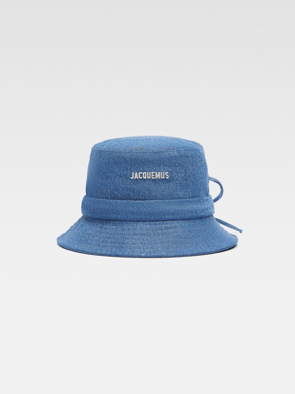 JACQUEMUS Women The Gadjo bucket hat Blue 223AC001-3176-330