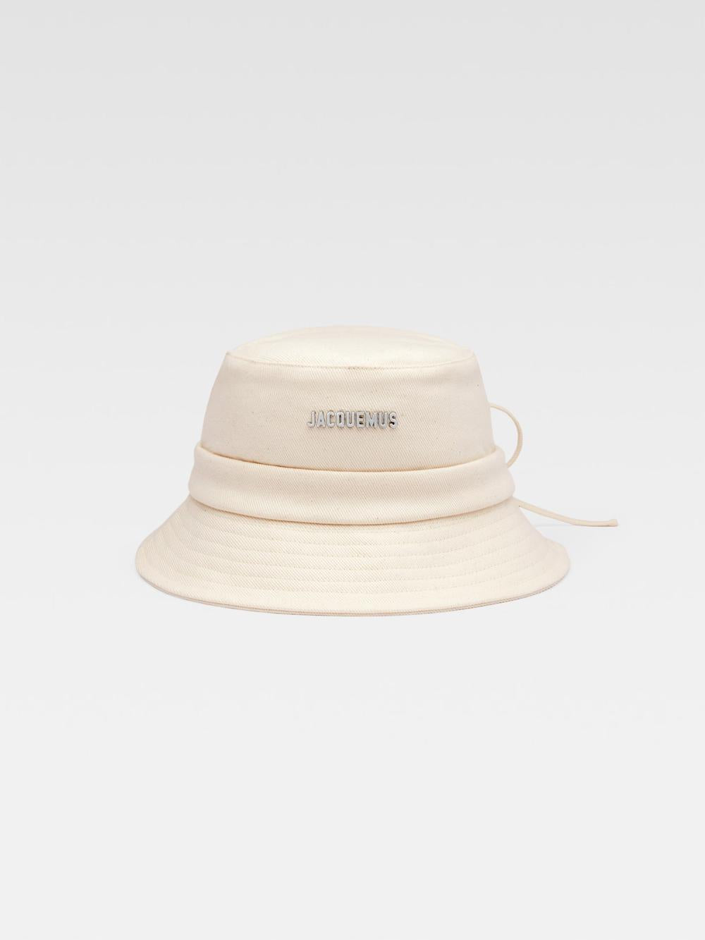 JACQUEMUS Women The Gadjo bucket hat Off-White 223AC001-5001-110