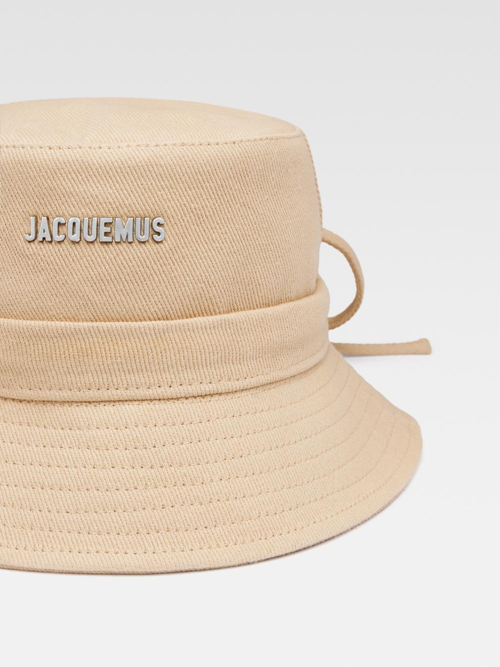 JACQUEMUS Women The Gadjo bucket hat Beige 223AC001-5010-150