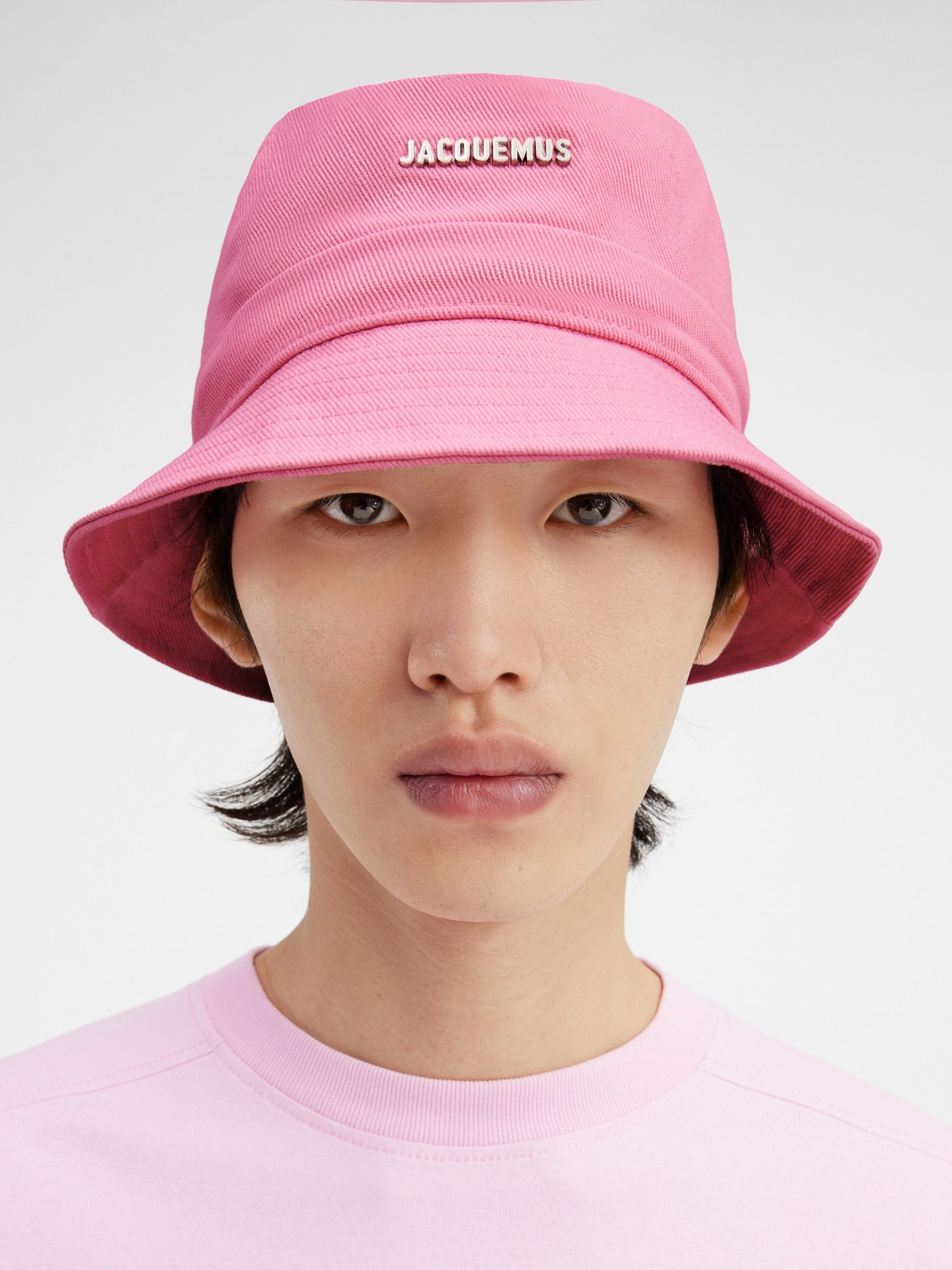 JACQUEMUS Women The Gadjo bucket hat Light Pink 223AC001-5010-410