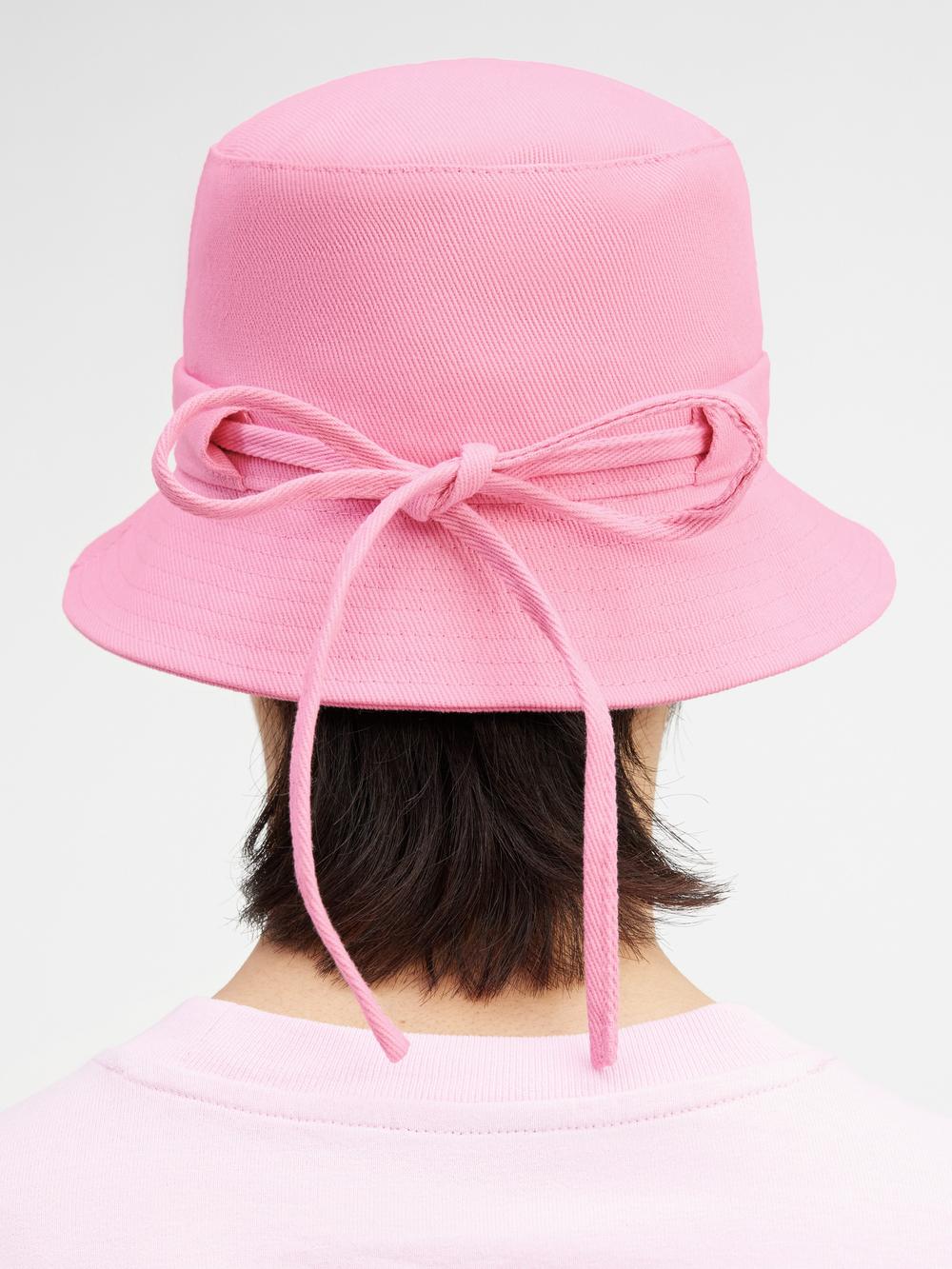 JACQUEMUS Women The Gadjo bucket hat Light Pink 223AC001-5010-410