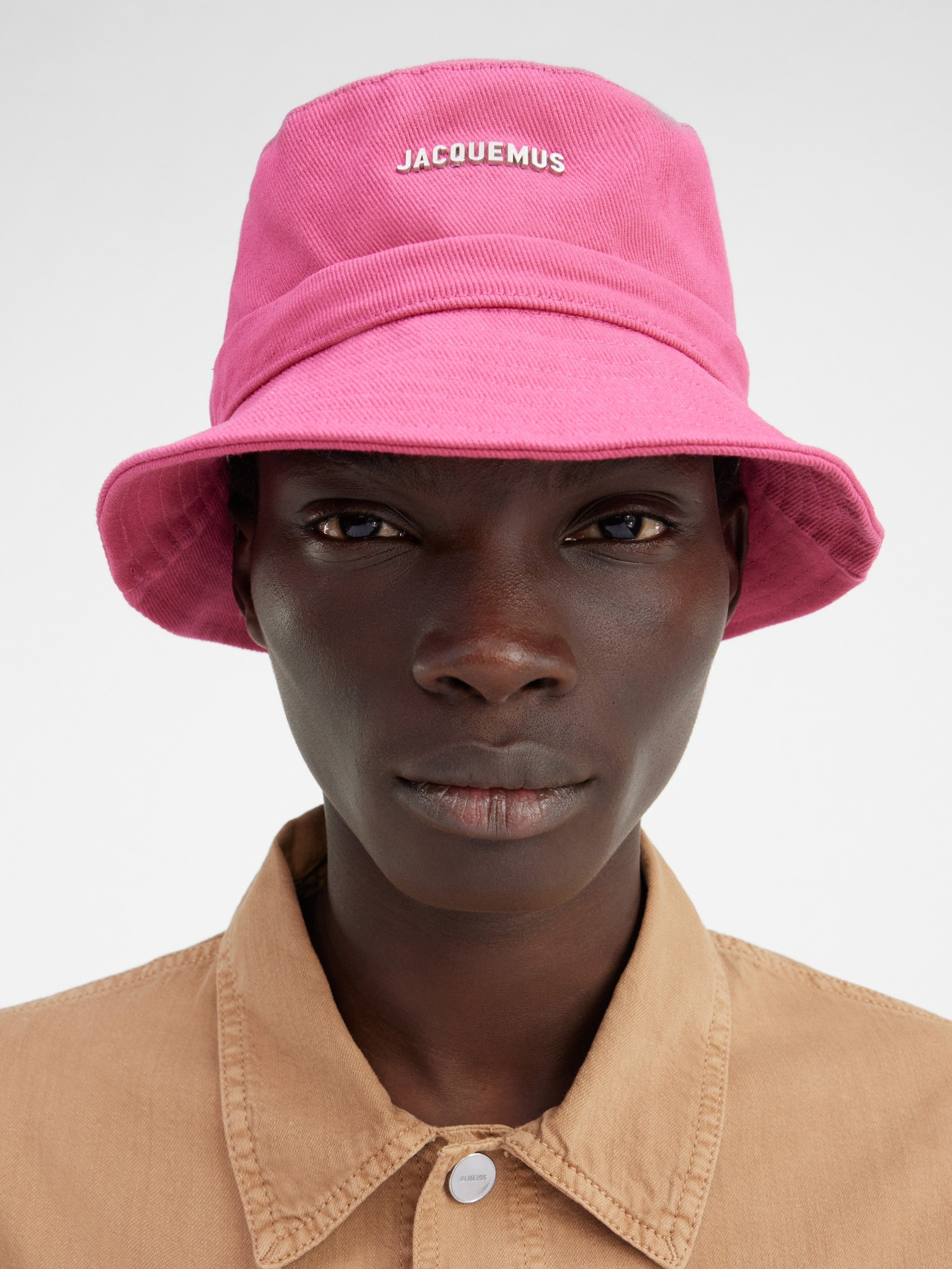 JACQUEMUS Women The Gadjo bucket hat Pink 223AC001-5012-430