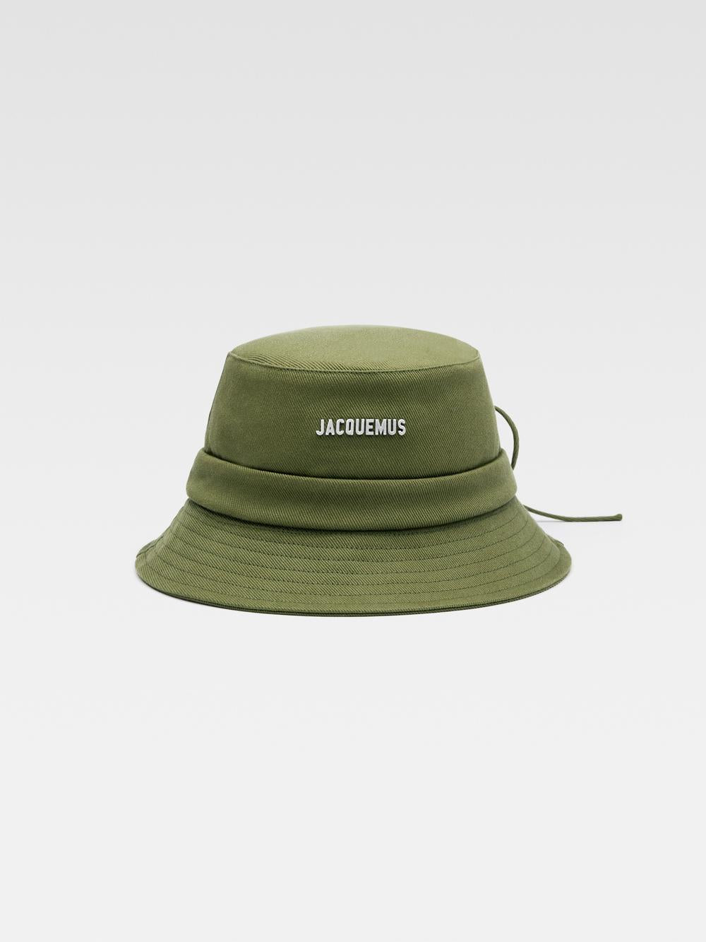 JACQUEMUS Women The Gadjo bucket hat Khaki 223AC001-5012-560