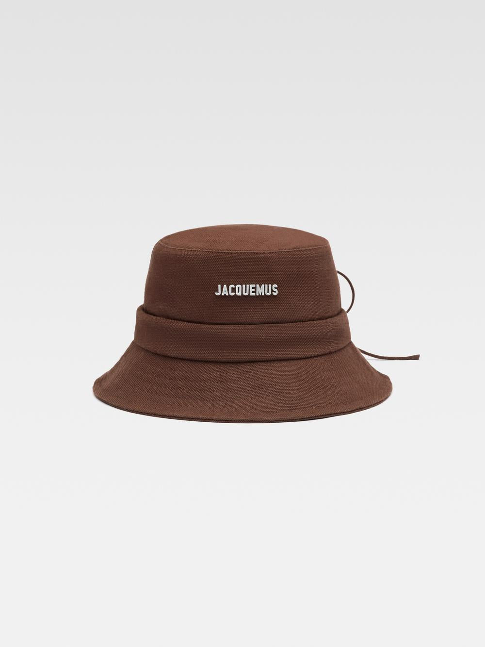 JACQUEMUS Women The Gadjo bucket hat Brown 223AC001-5035-850